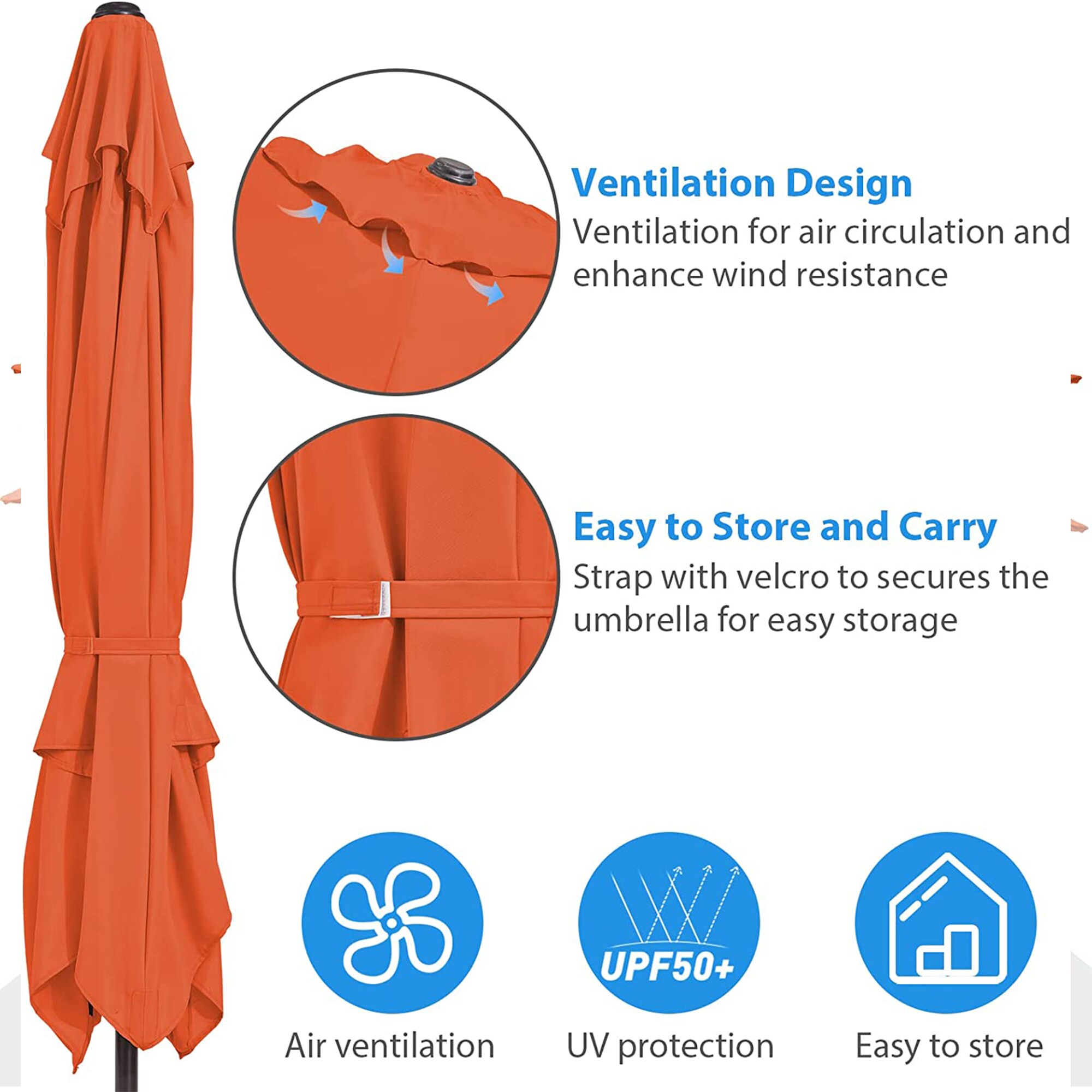 Fun Orange FUNS1HW22 Umbrellas-2 - View #6