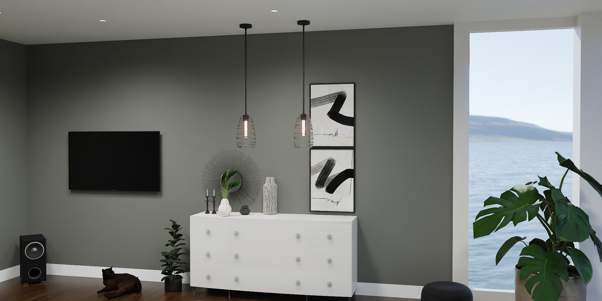 Quoizel QPP6165MBK Pendant-Lights - View #4