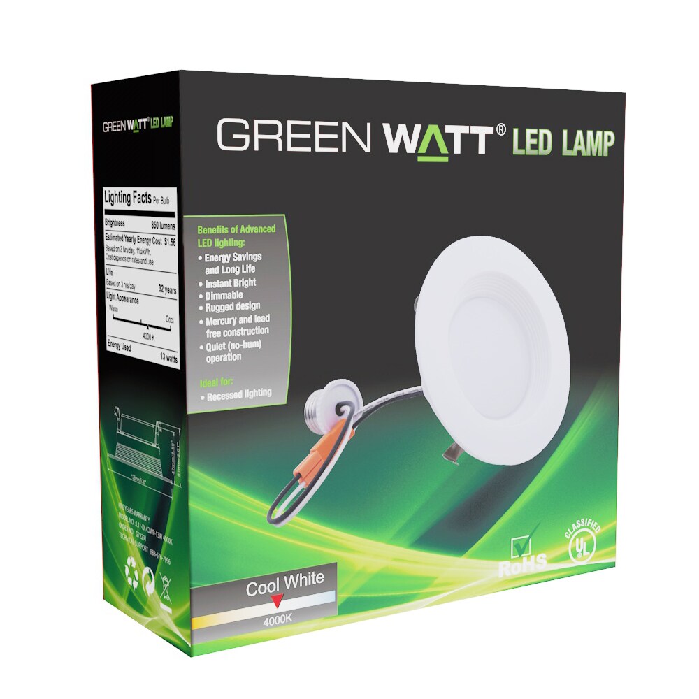 Green Watt L11-DL4D-13W-40K Led-Retrofit-Downlight - View #4