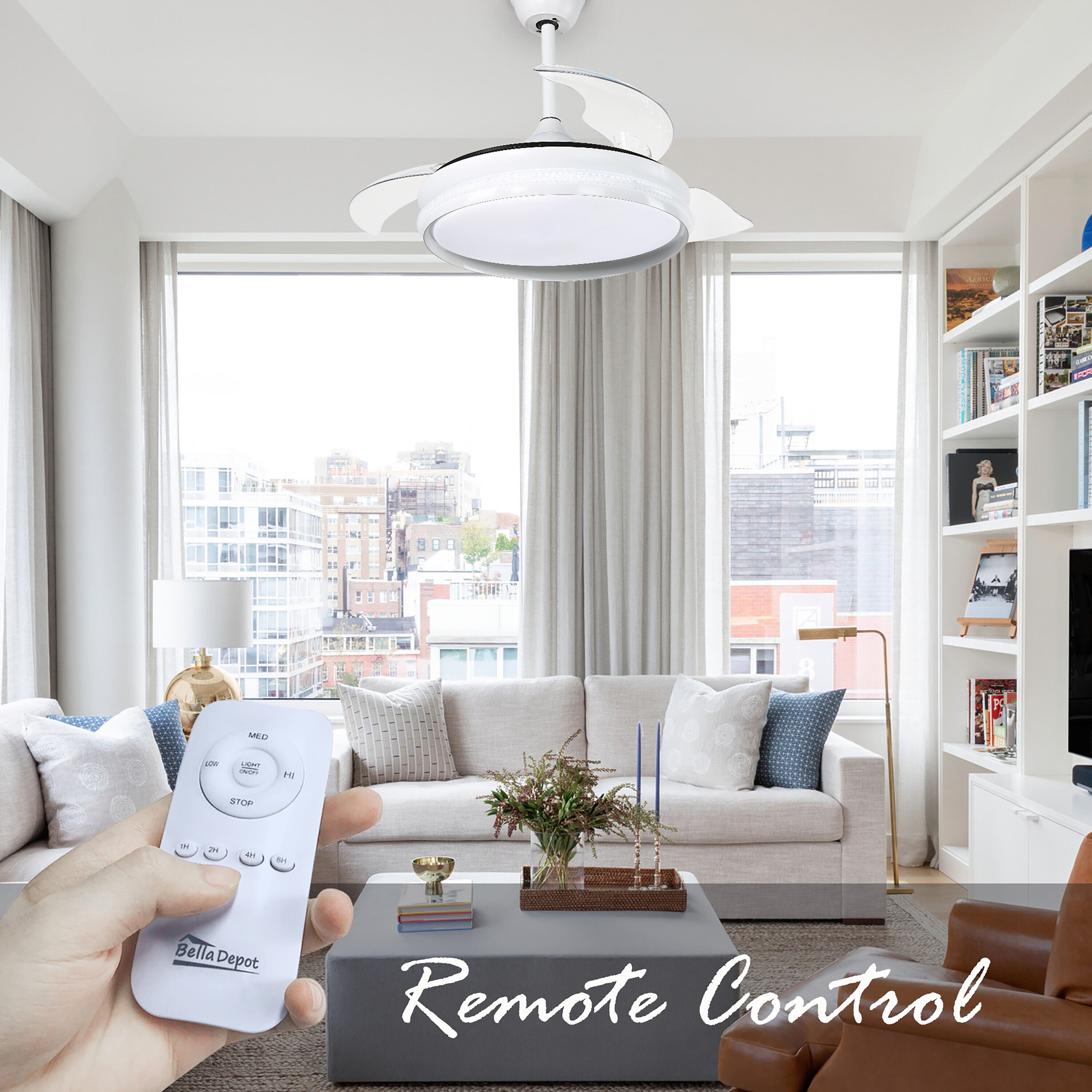 Cusp Barn BD4251-W Ceiling-Fans - View #4
