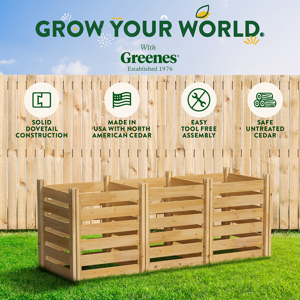 Greenes Fence RCCOMP26 composters - View #8