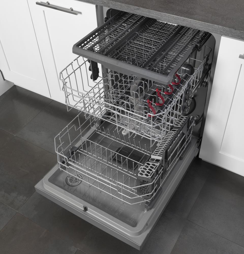 GE Dry Boost Front Control 24in BuiltIn Dishwasher (Slate) ENERGY