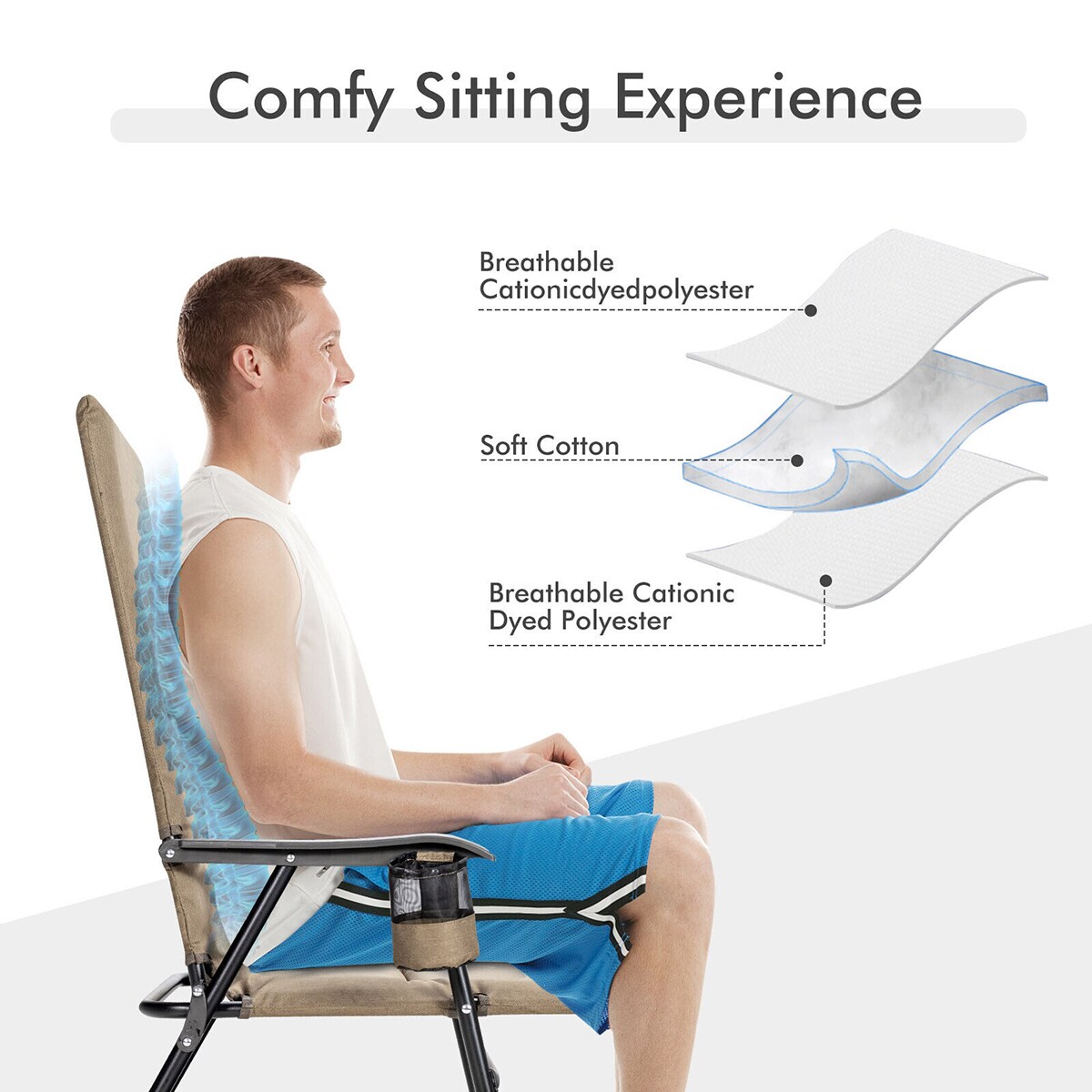 Clihome CL-BN-2-10260 Patio-Chairs - View #6