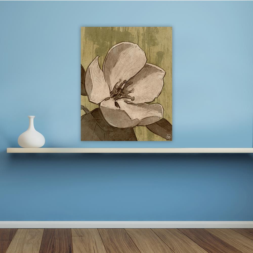 Creative Gallery 20-in H x 16-in W Botanical Print on Canvas at Lowes.com