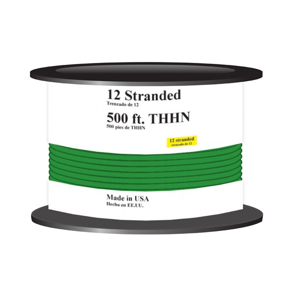 Southwire SIMpull 500-ft 6-AWG Stranded Black Copper Thhn Wire (By