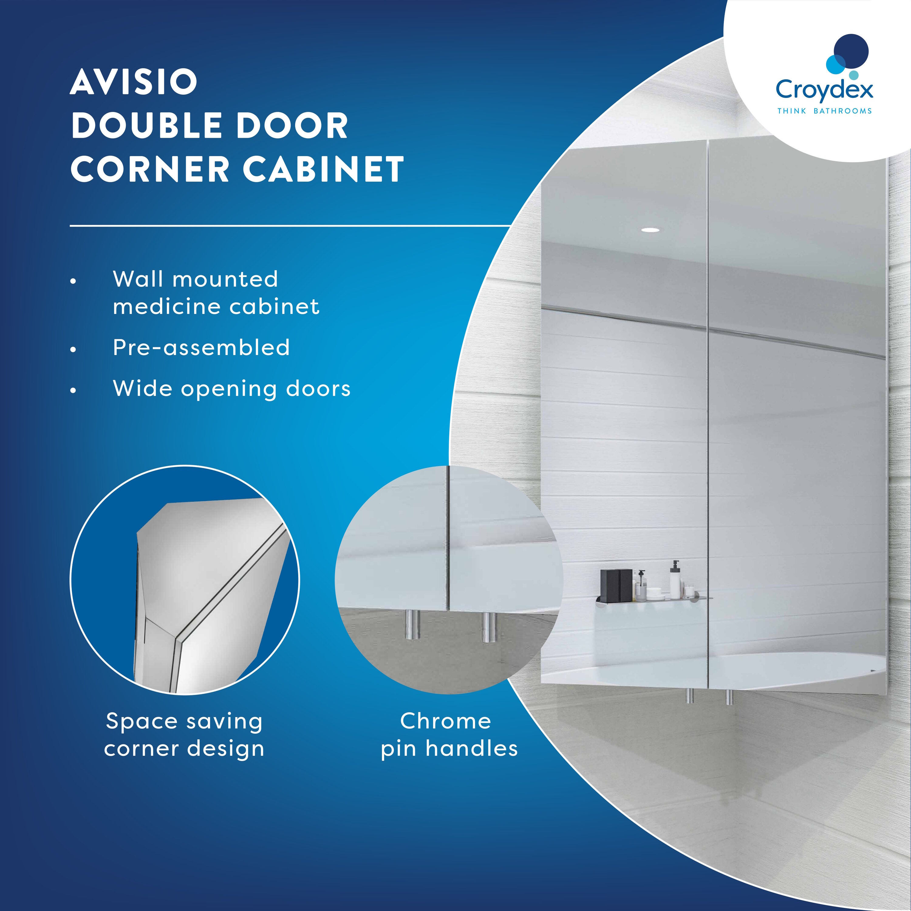 Croydex WC766105US Bathroom-Medicine-Cabinets - View #7