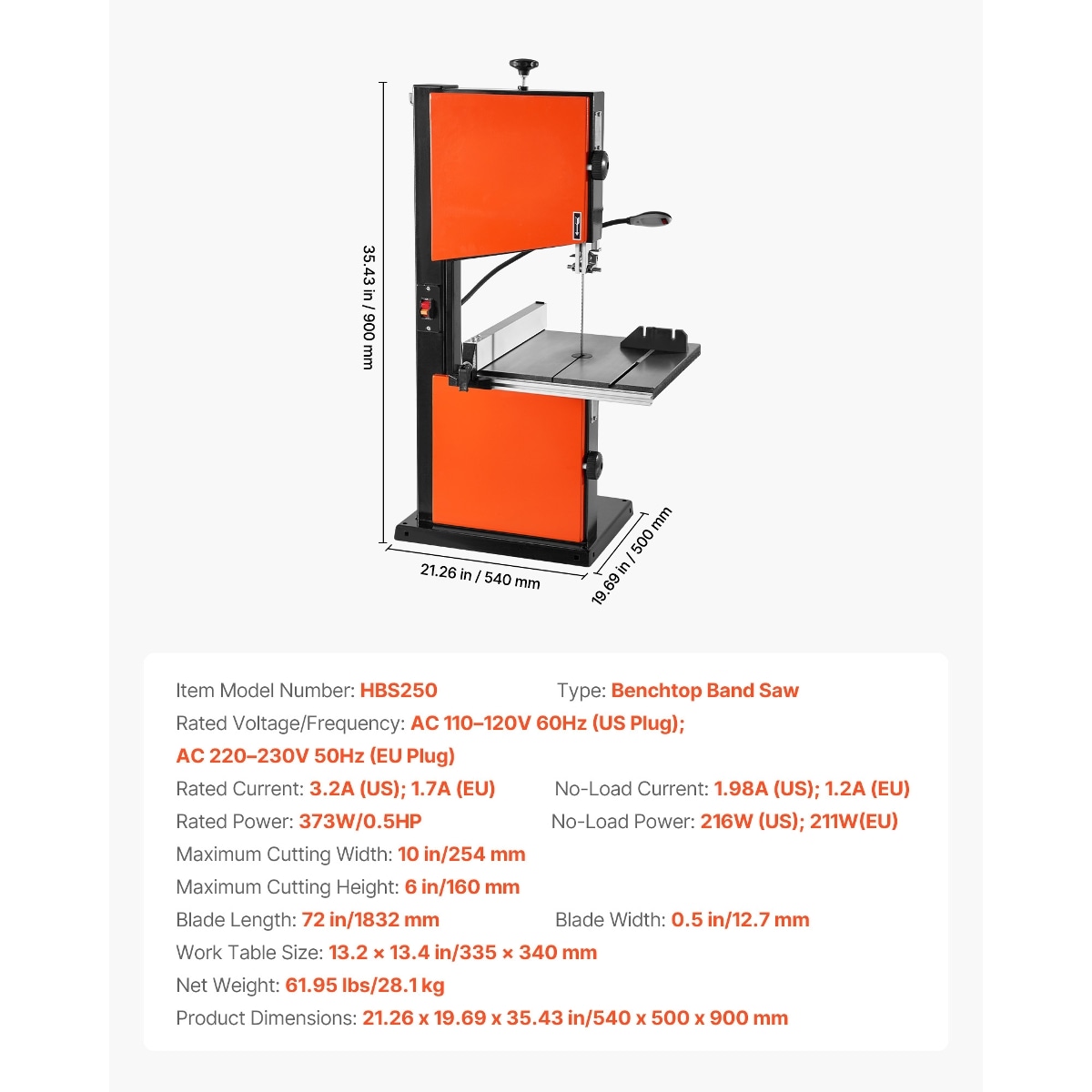 PEXCHO T3342P550912 Band-Saws - View #2