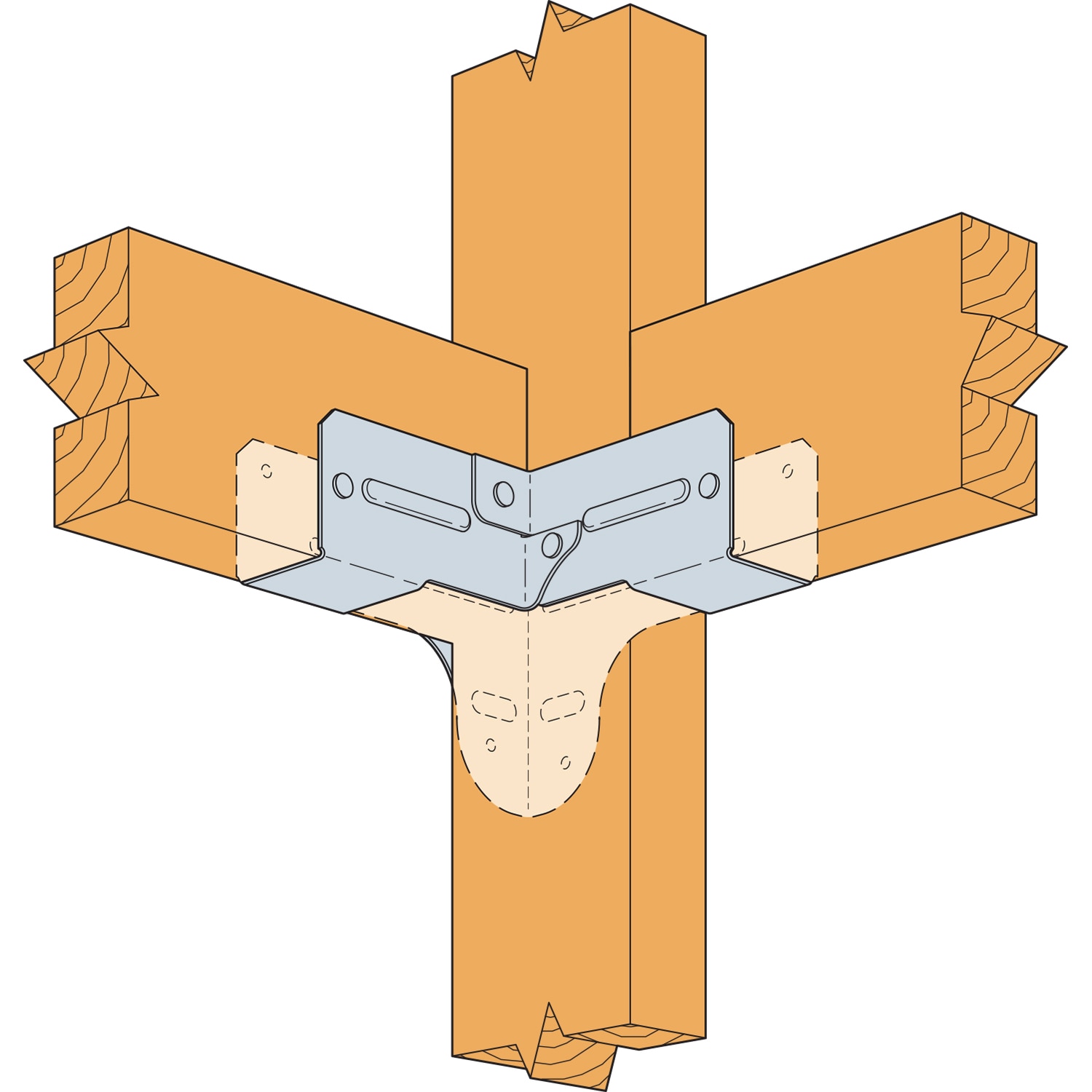 Simpson Strong-Tie Rigid Tie 5.594-in x 5.594-in x 4.125-in
