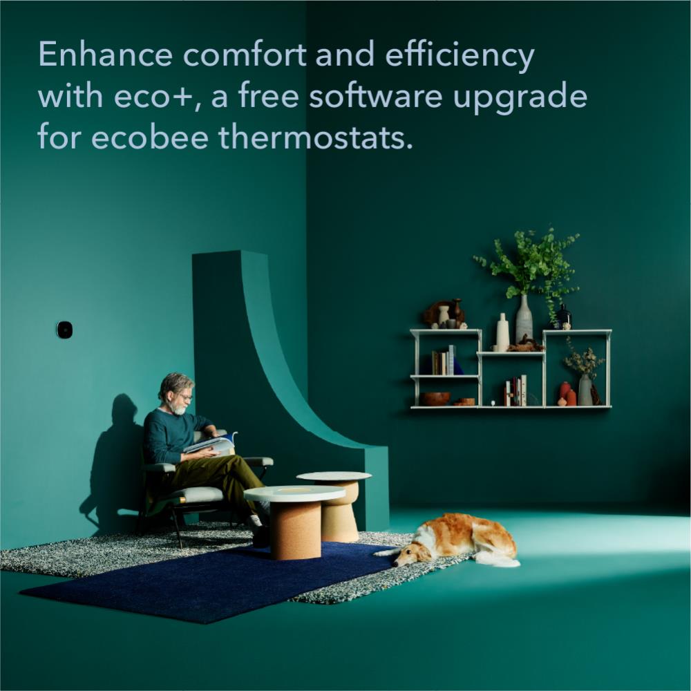  ecobee SmartThermostat with Voice Control - Programmable Wifi  Thermostat - Works with Siri, Alexa, Google Assistant - Smart Thermostat  for Home