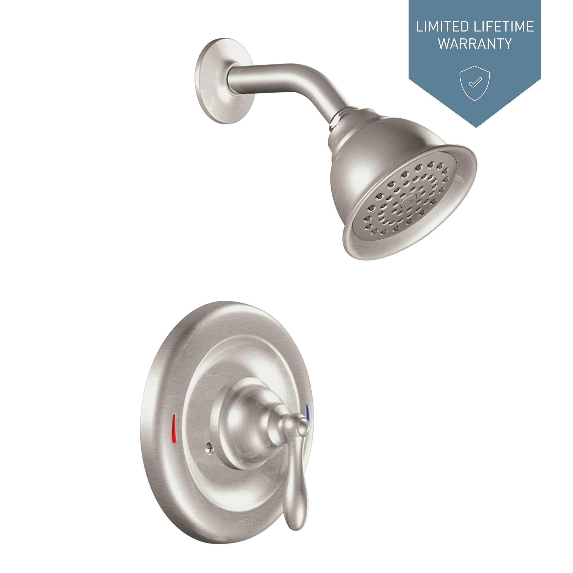Brushed nickel shower online faucet