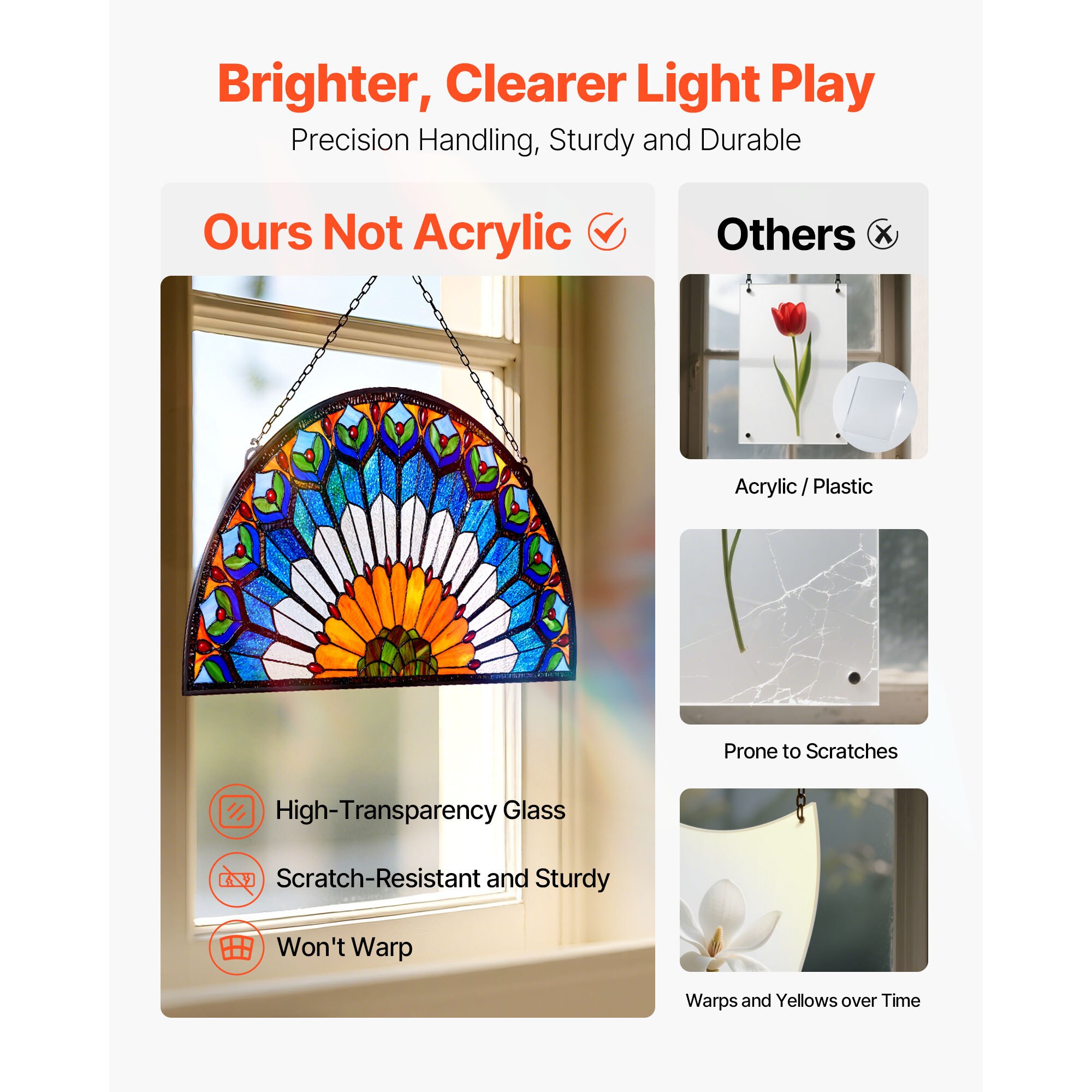 VEVOR SCBYXCSBLBBY08781V0 Stained-Glass-Panels - View #5