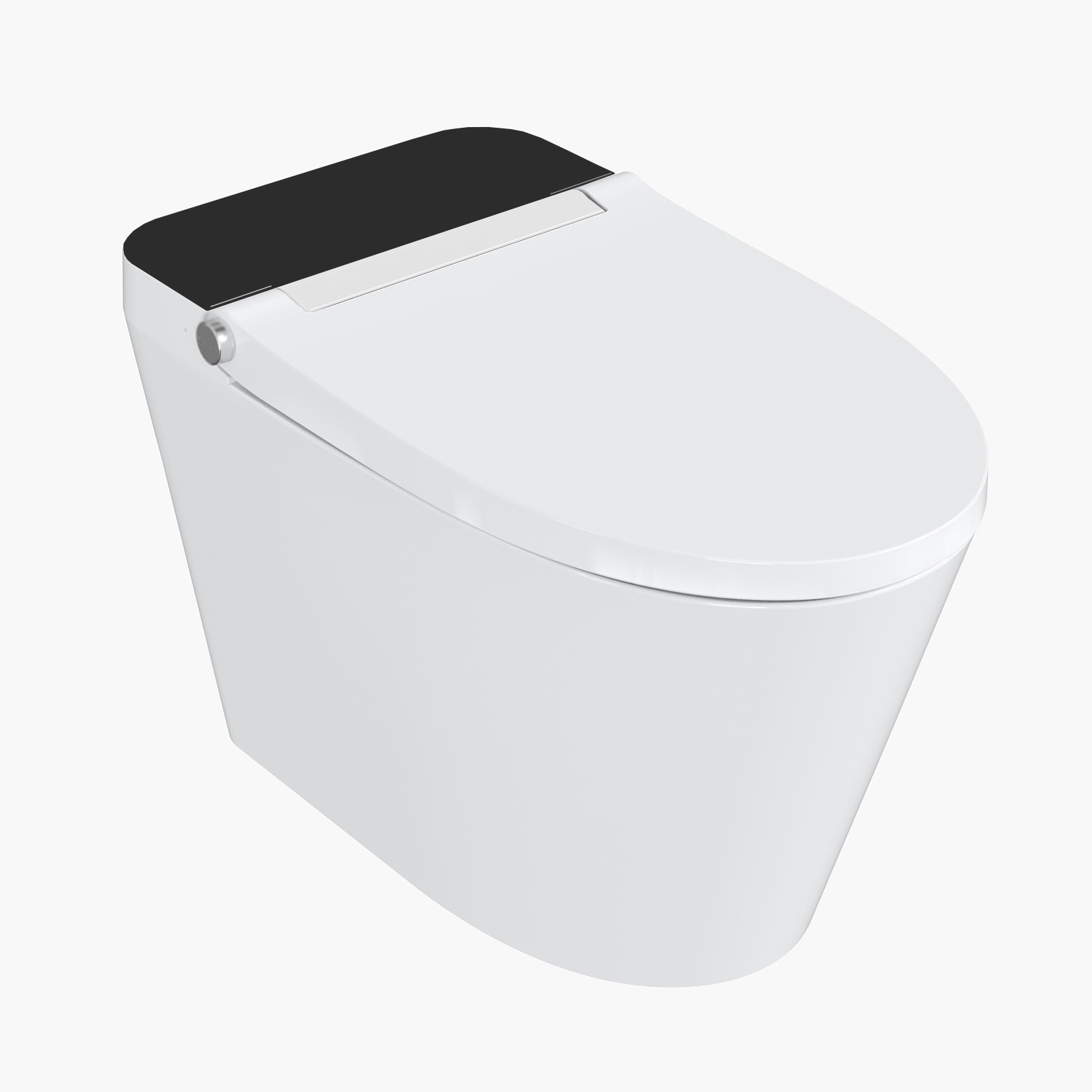 Aoile - Wall Mount Smart Ceramic Toilet with Full Bidet Functions Remote Control