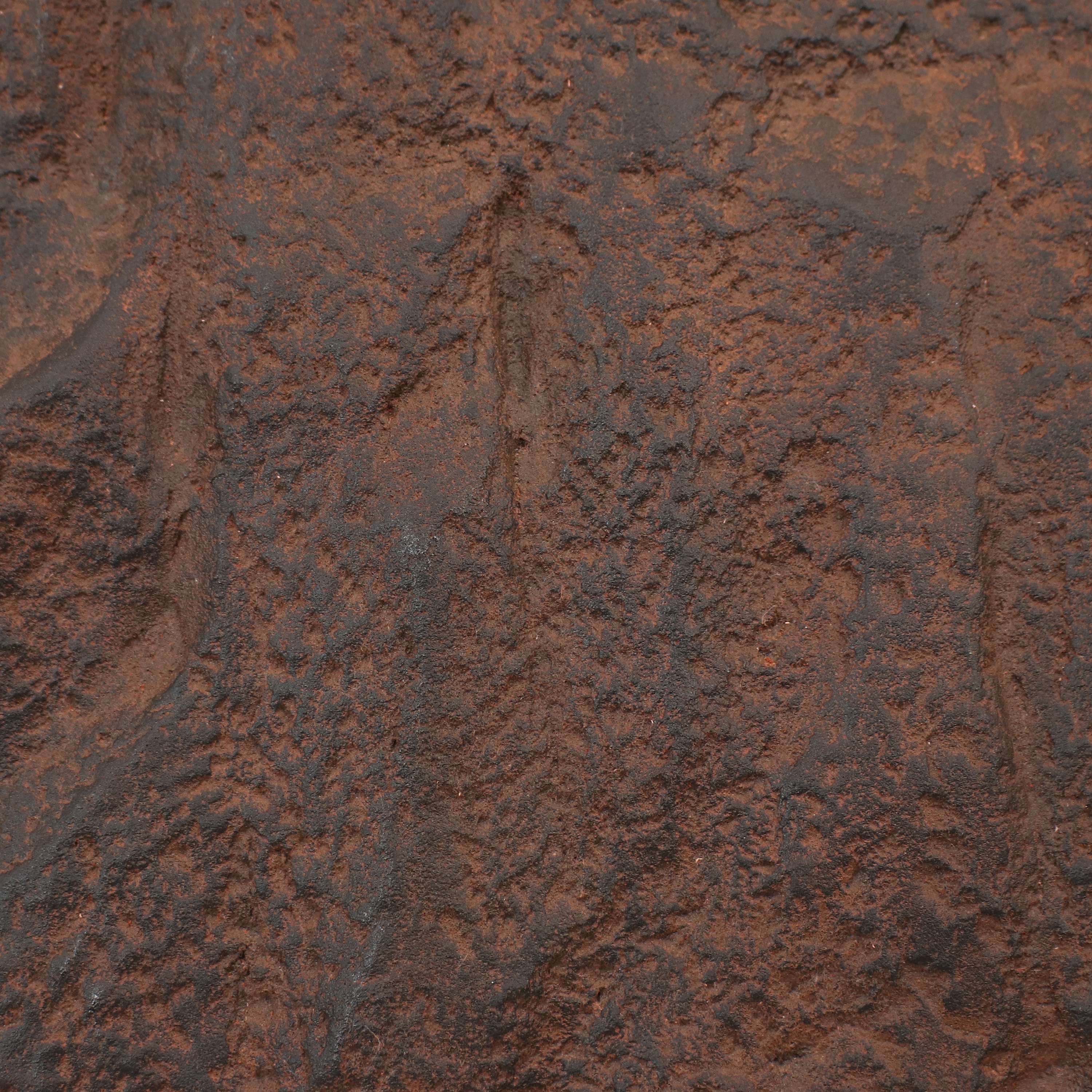 Brown Polyresin Faux Landscape Rock Cover with Metal Stakes