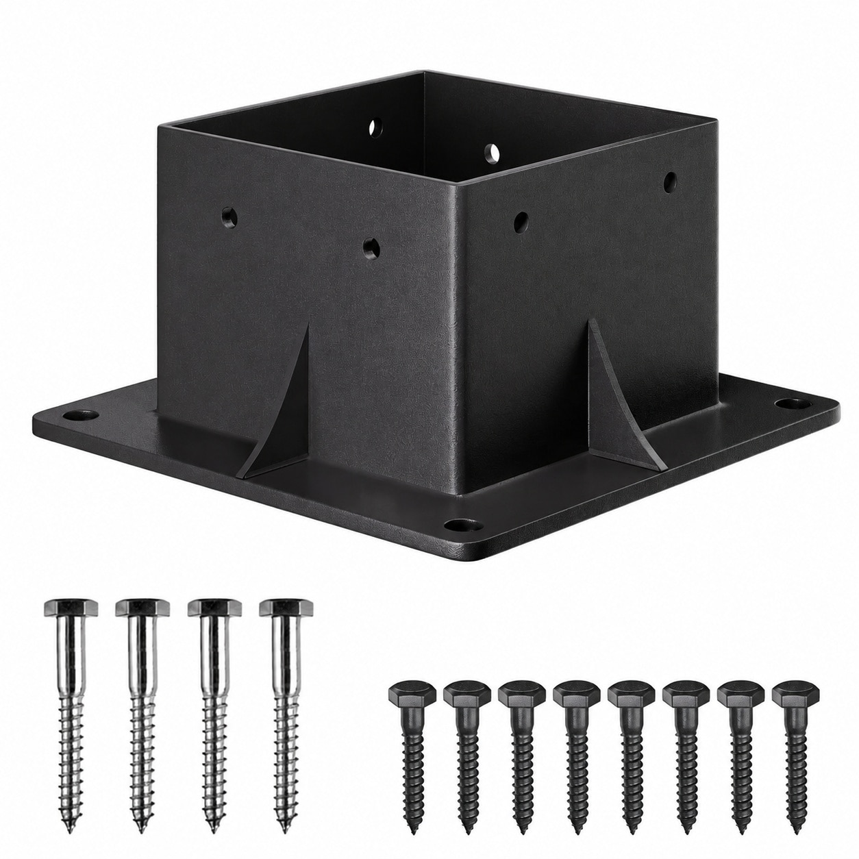 DYRCJ  6 by 6 Post Stainless Steel Flange Anchor Base with Screws for Deck Railing 1 Pack durable home and garden accessory designed for everyday