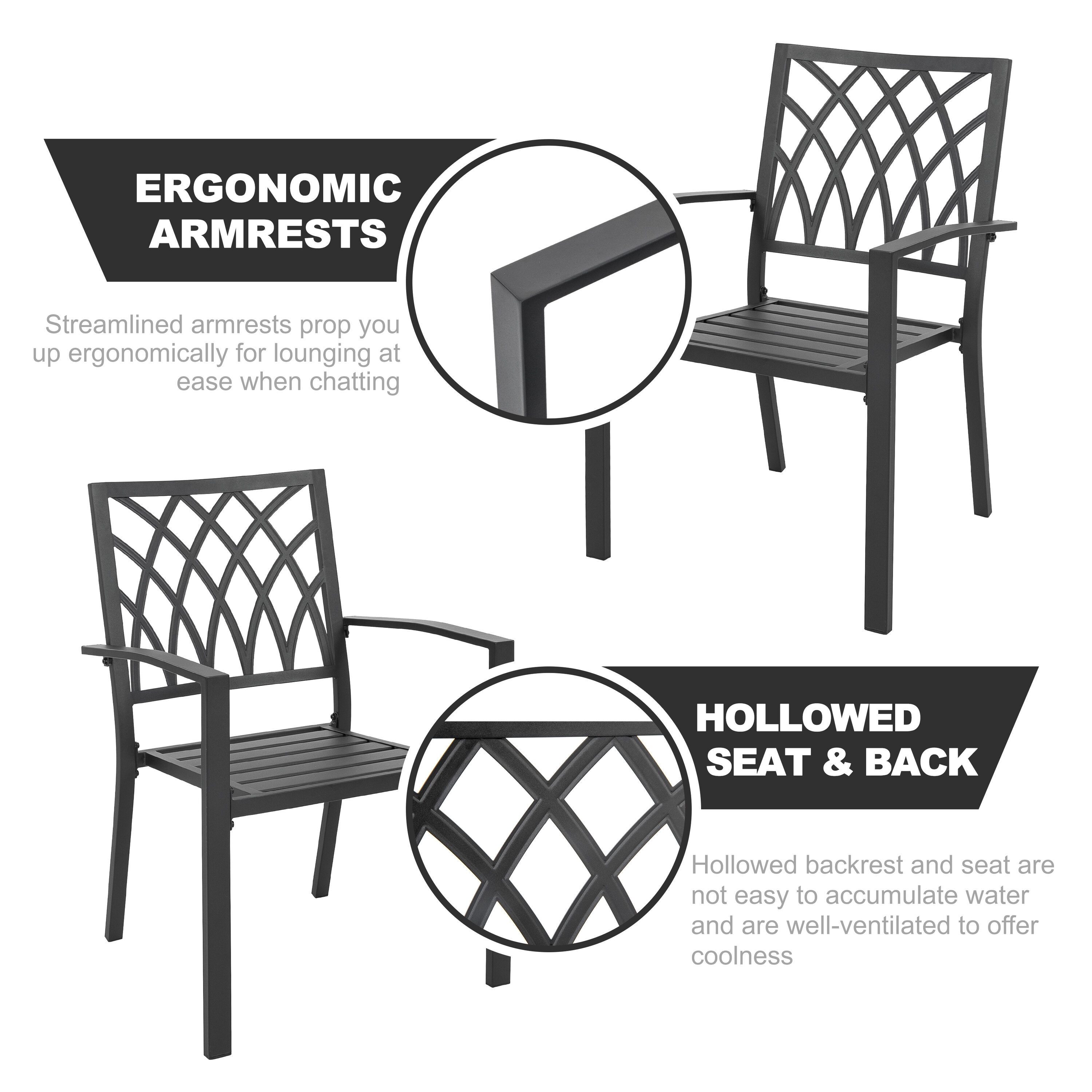 Nuu Garden SD152-T352BK Patio-Dining-Sets - View #9