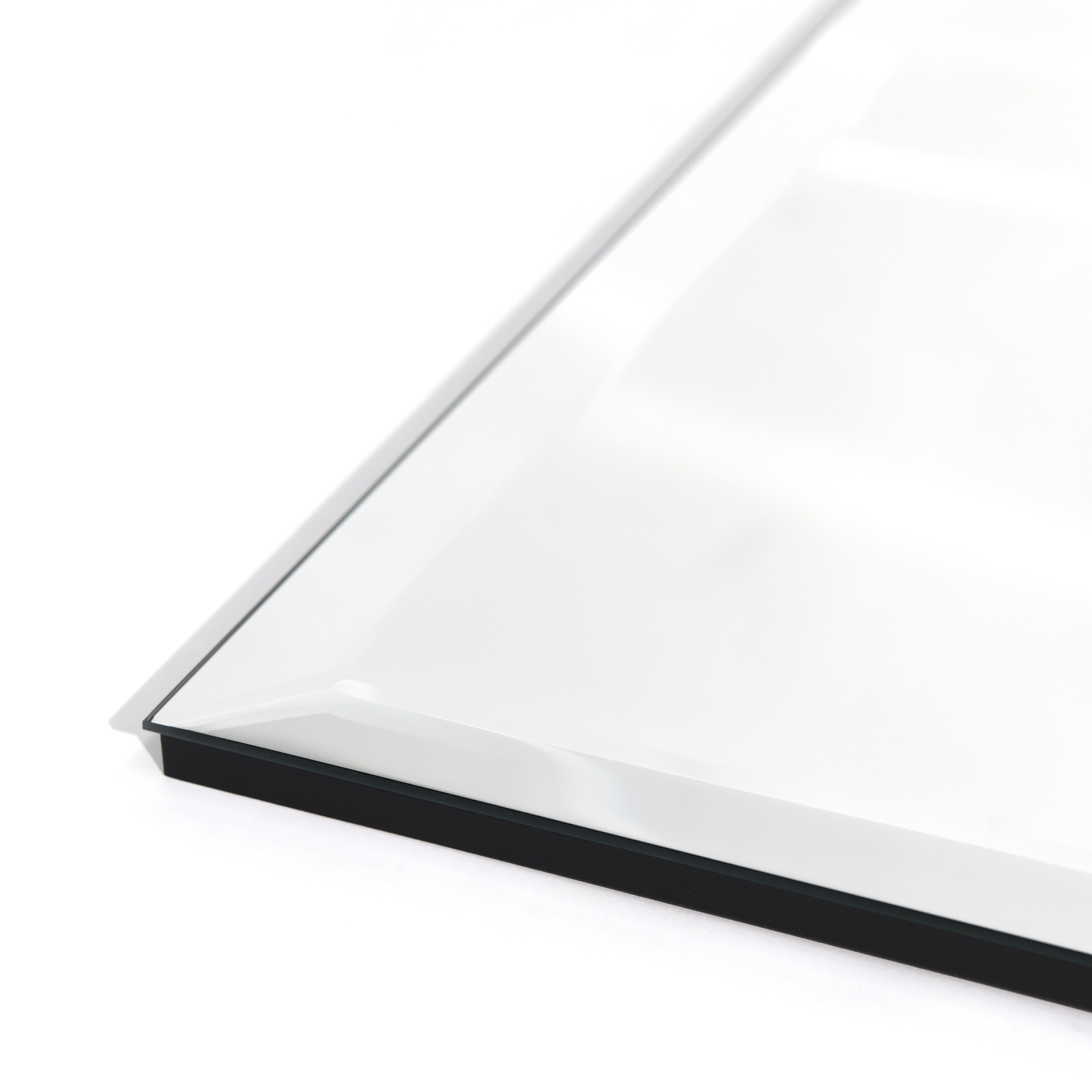 Elegant 30" x 40" Frameless Beveled Prism Rectangular Wall Mirror