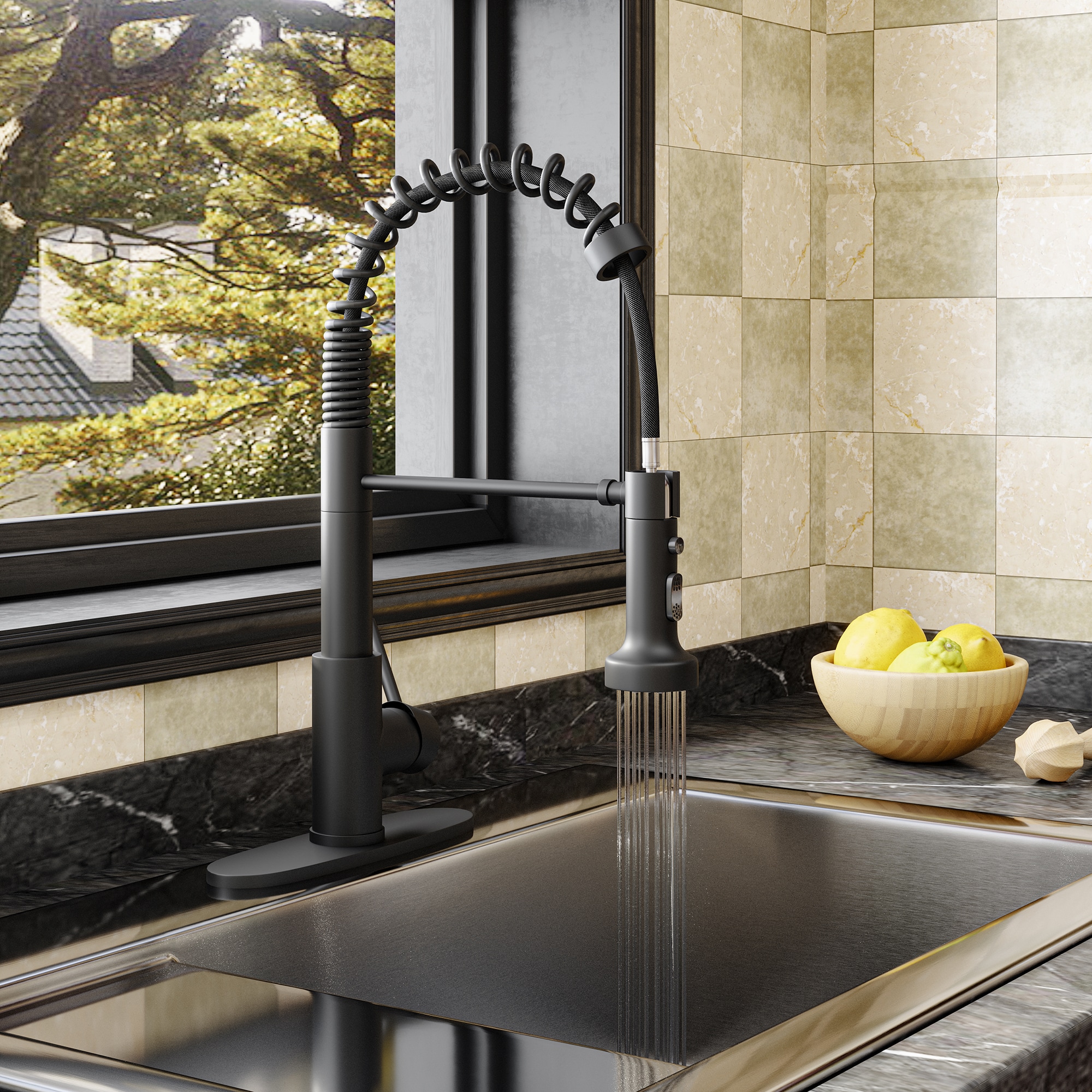 Clihome TC-020MB-KF Kitchen-Faucets - View #5