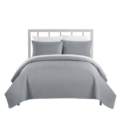 King Quilt Set In The Bedding Sets, Light Grey Bedspread Queen