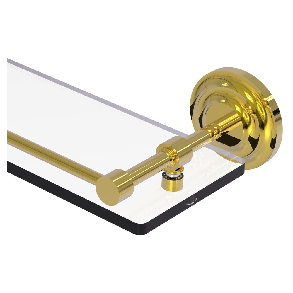 Allied Brass QN-1/22-GAL-PB Bathroom-Shelves - View #2