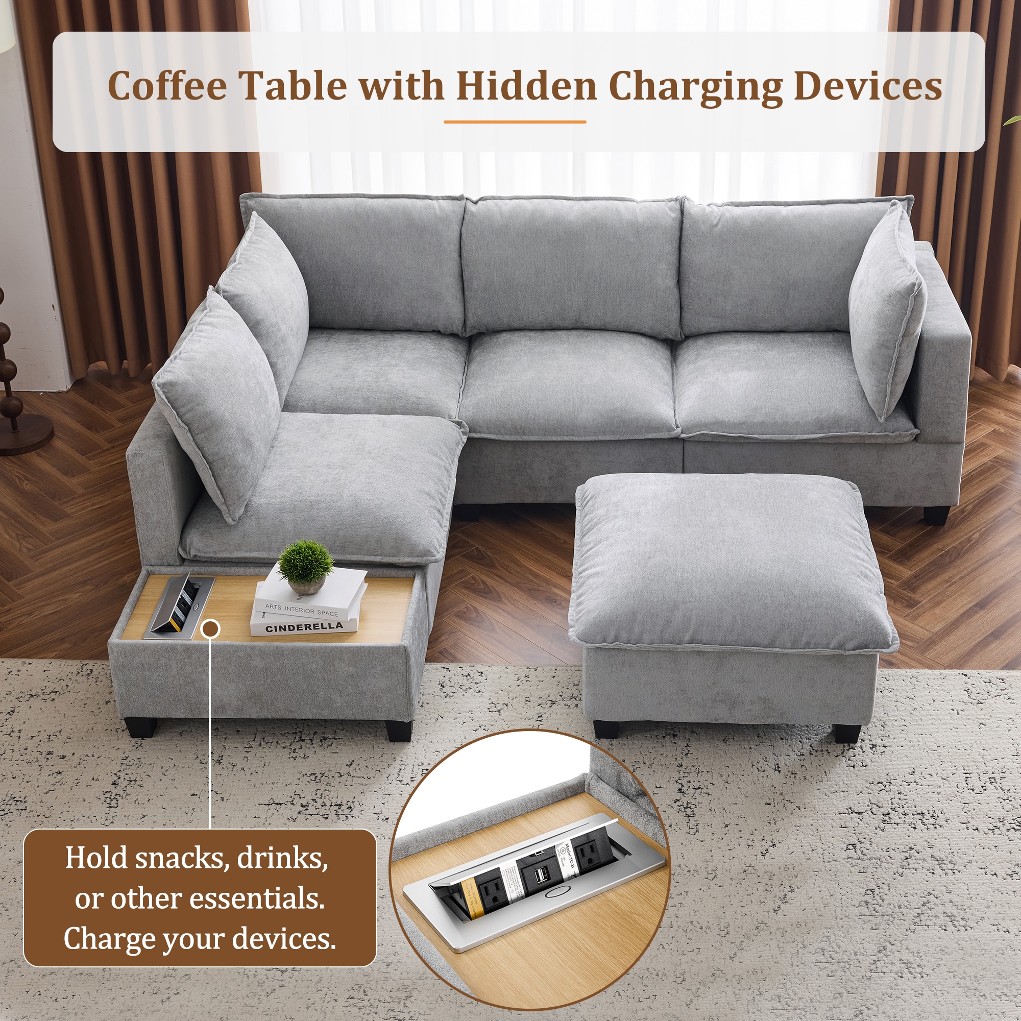 ModernLuxe N719S001780E Sofas-Loveseats - View #4