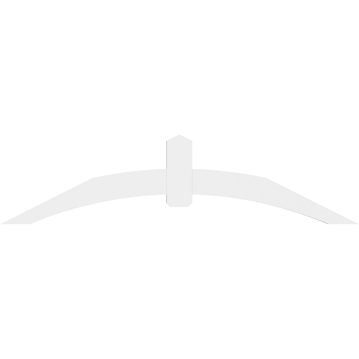Ekena Millwork GBP084X21X0206ARC00 Exterior-Brackets-Braces - View #2