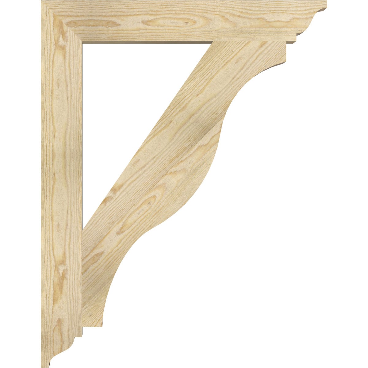 Ekena Millwork BKT04X28X36FST01RDF Exterior-Brackets-Braces - View #3