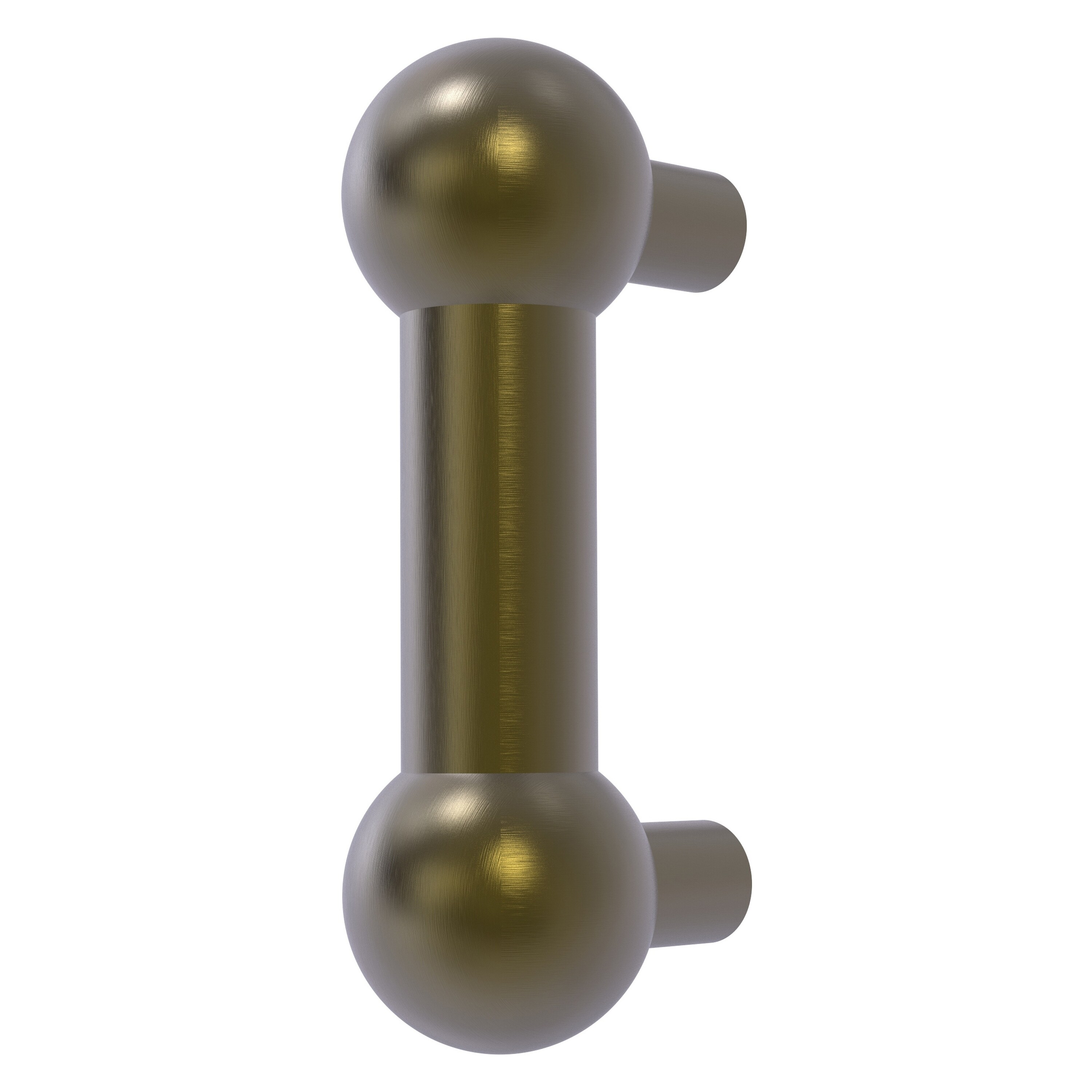 Allied Brass C-30-ABR Cabinet Hardware 3-in , 76mm Center to Center Antique Brass Dual Mount Cylindrical Bar