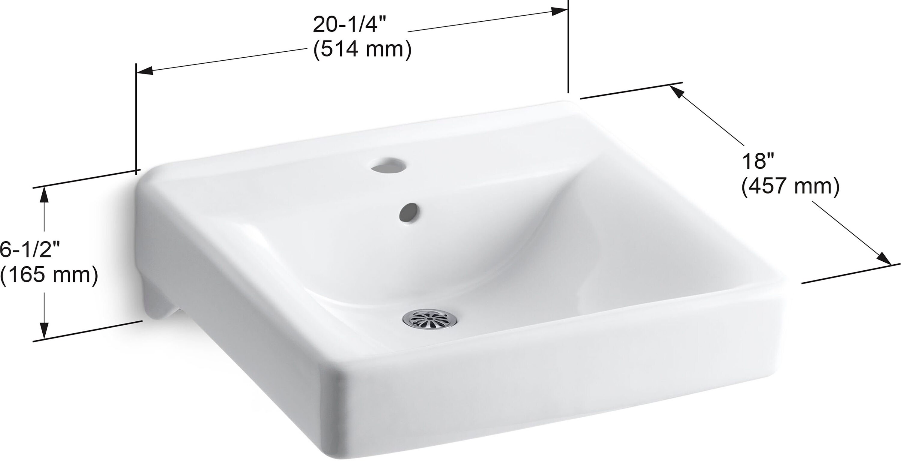 KOHLER 2084-R-0 Bath-Sink - View #3