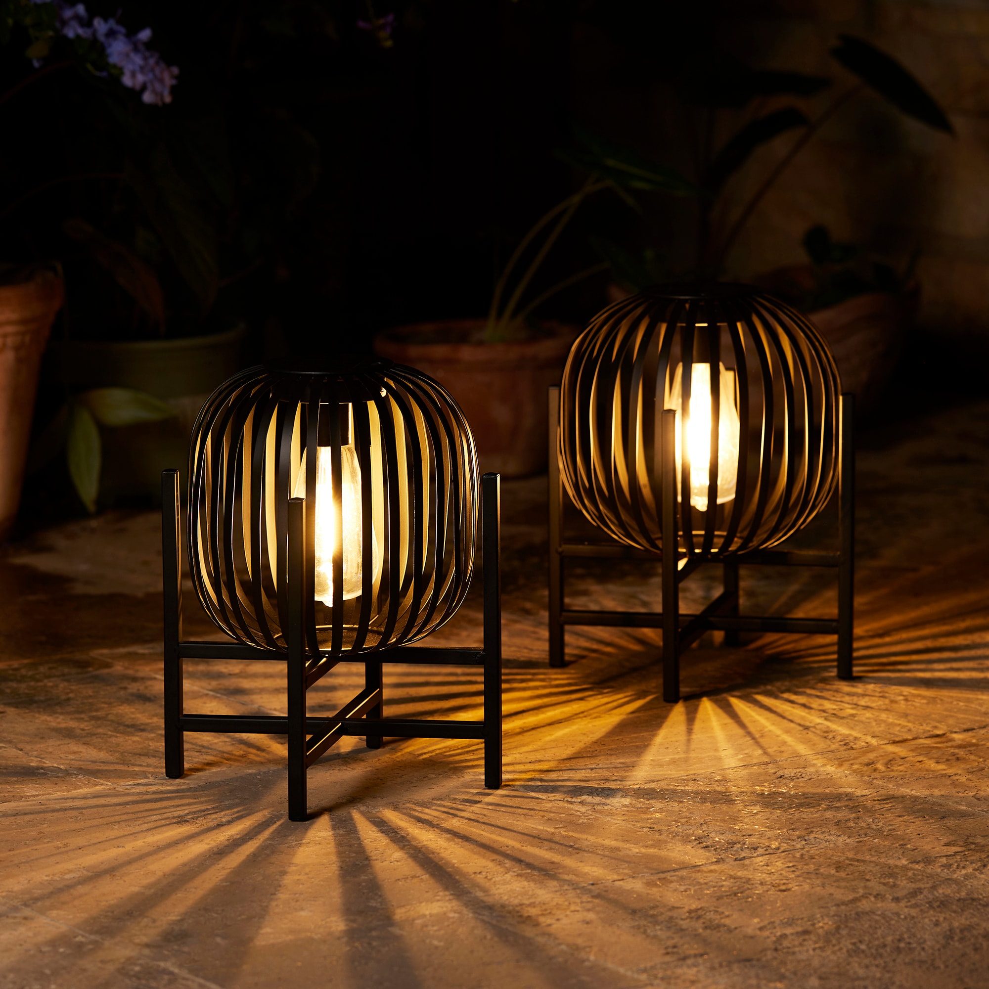 Glitzhome 2023300081 Outdoor-Decorative-Lanterns - View #4