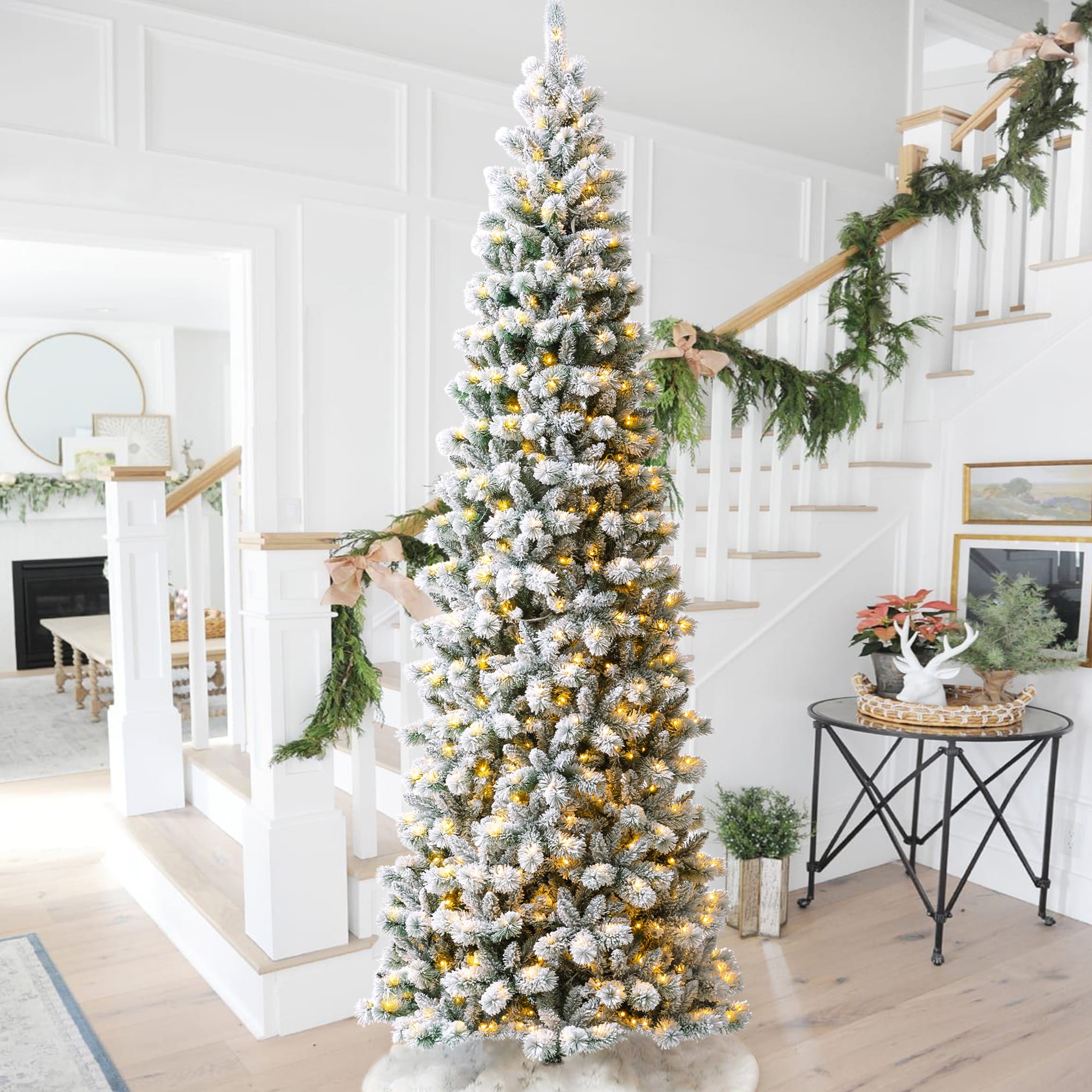 Lowes pre lit christmas tree discount