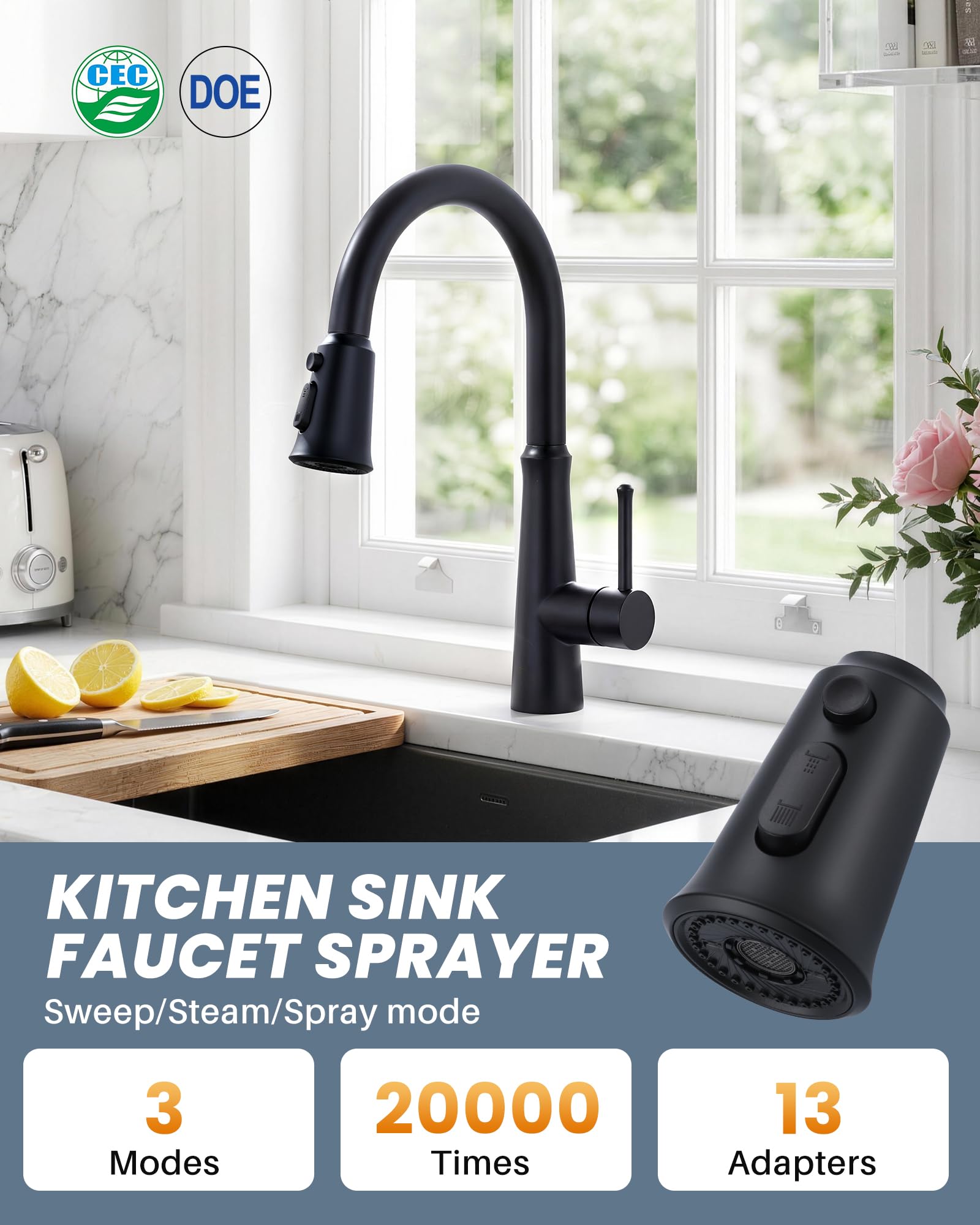 Oyezvary LOZ0820O435 Kitchen-Faucets - View #6