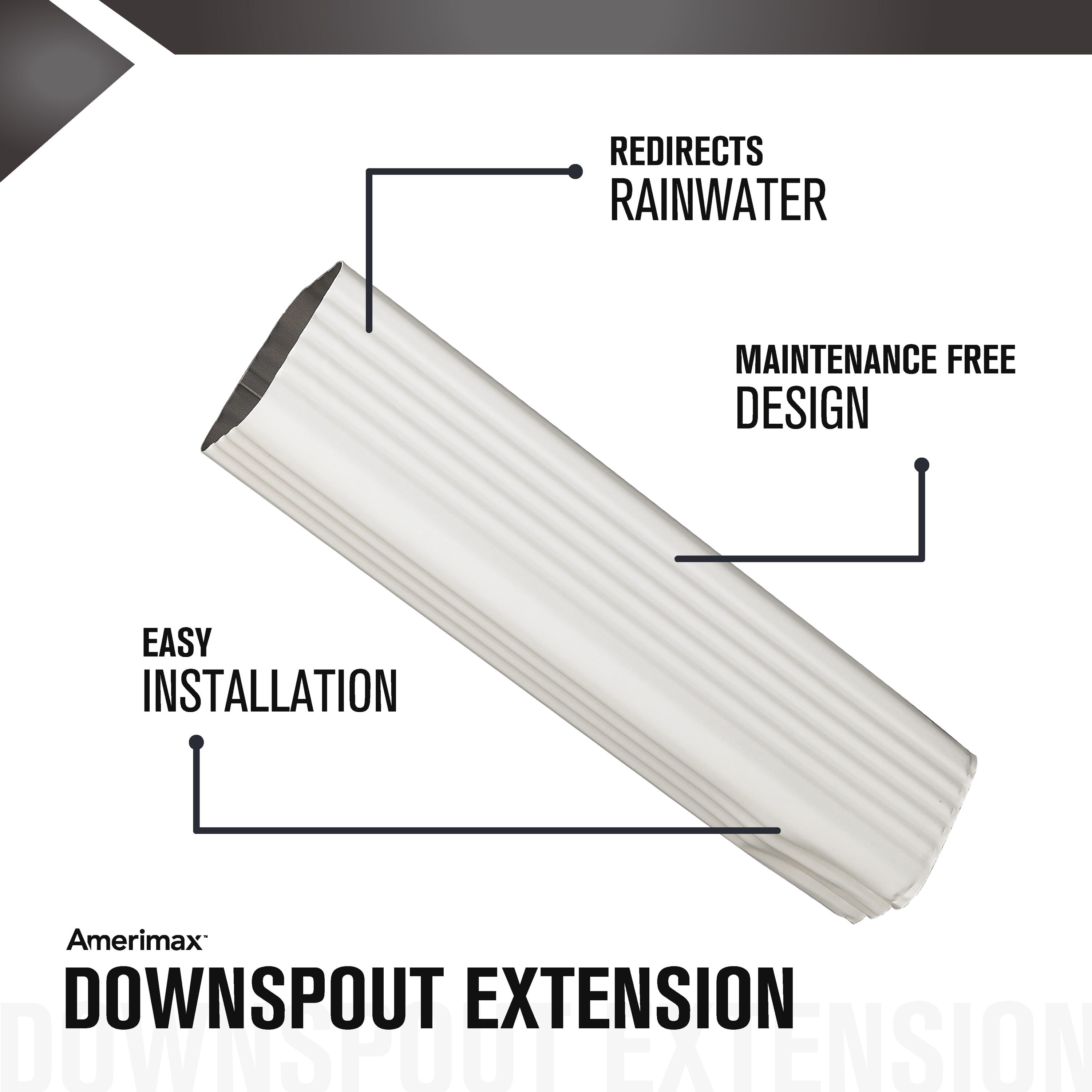 Amerimax 27075HP Downspout-Components - View #2