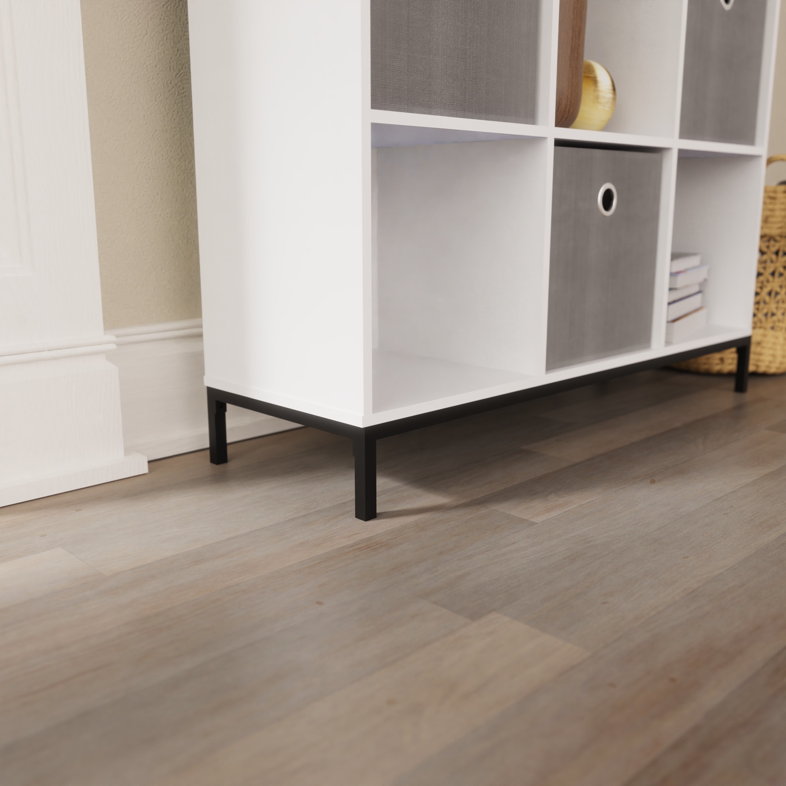 Style Selections 11MTB6-BLK-1-1 Laminate-Storage-Cubes - View #2