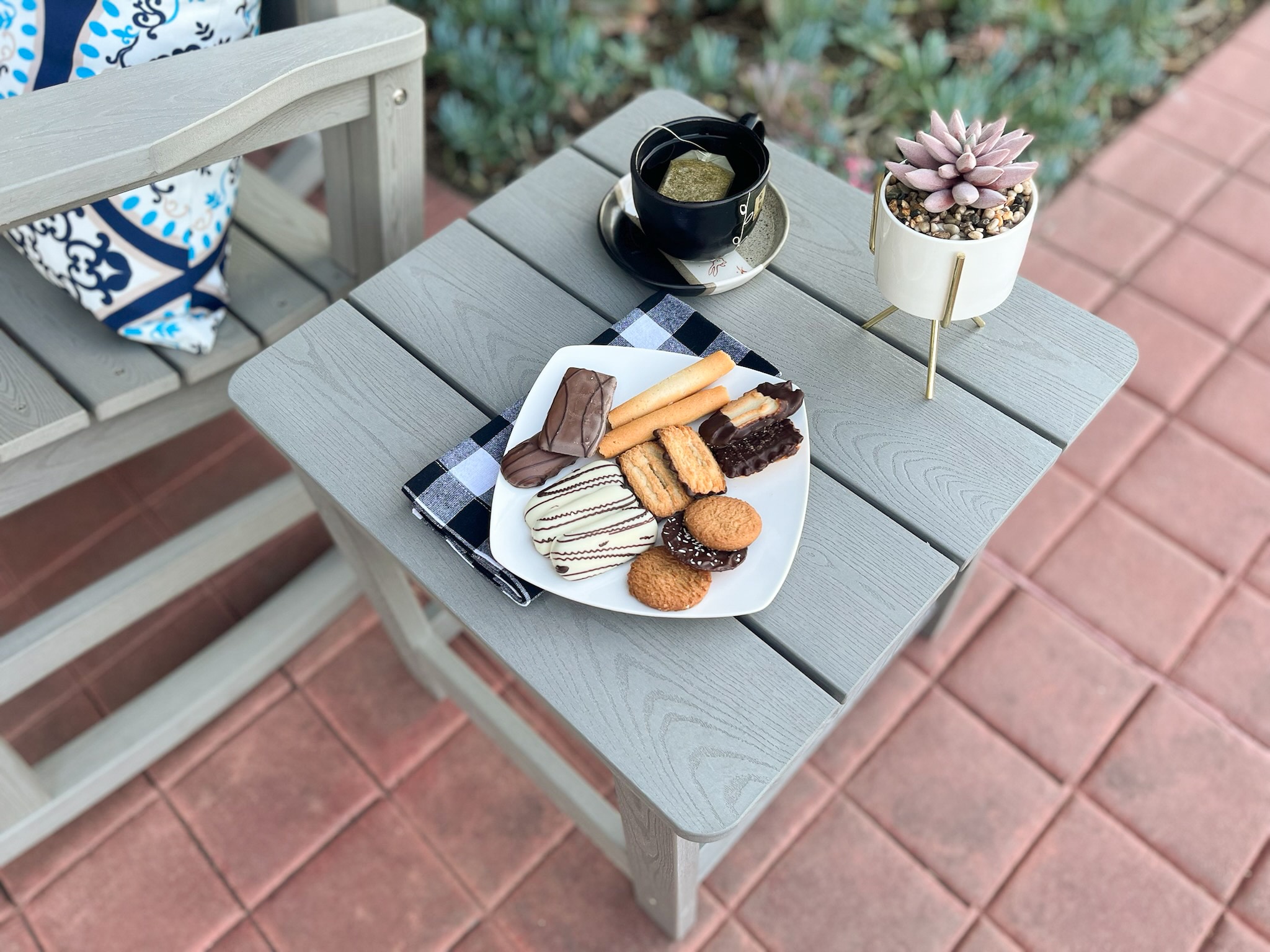 LuXeo LOW-1611GRY Patio-Tables - View #5