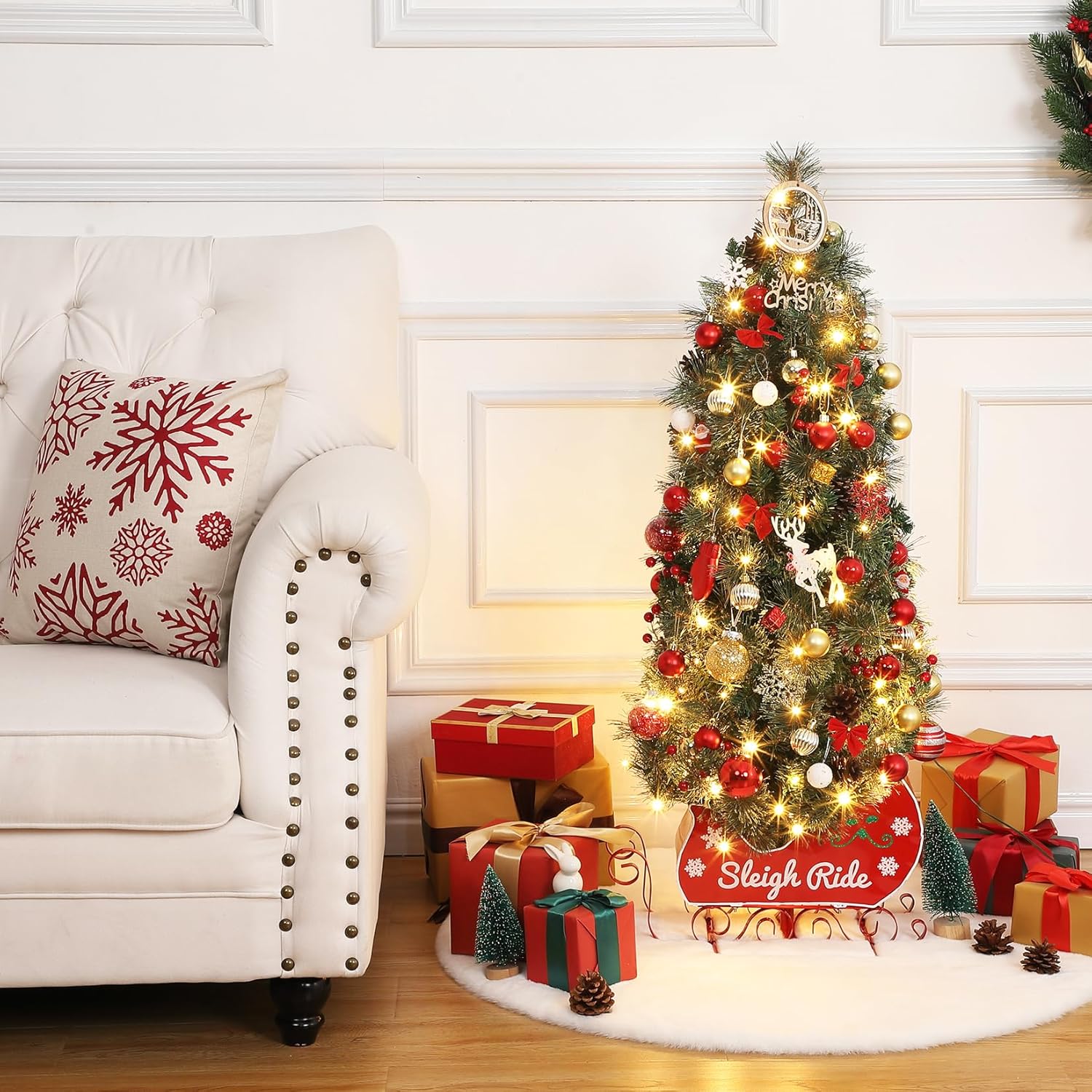 Qeetex DHZ-PHO-0ZGXUYGS Artificial-Christmas-Trees - View #3