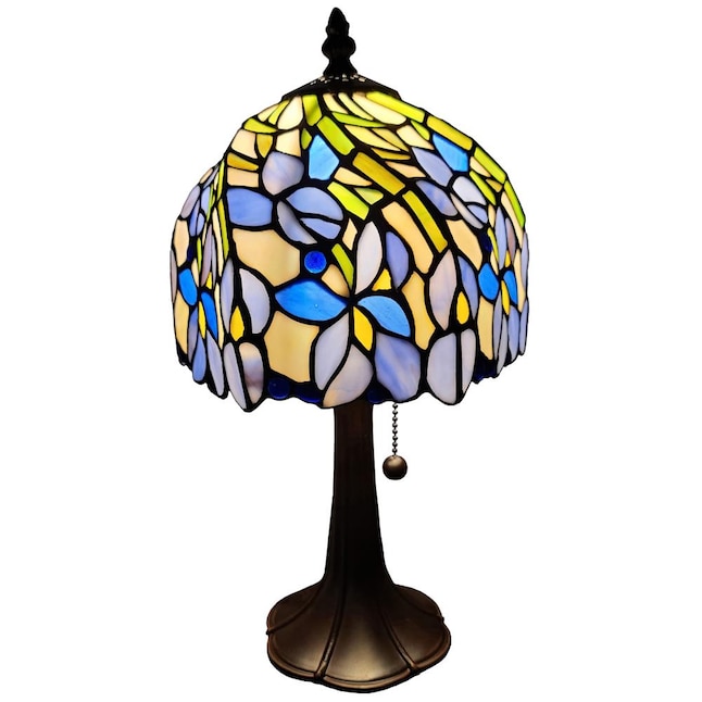Amora Lighting 15-in Multi Table Lamp with Glass Shade in the Table ...