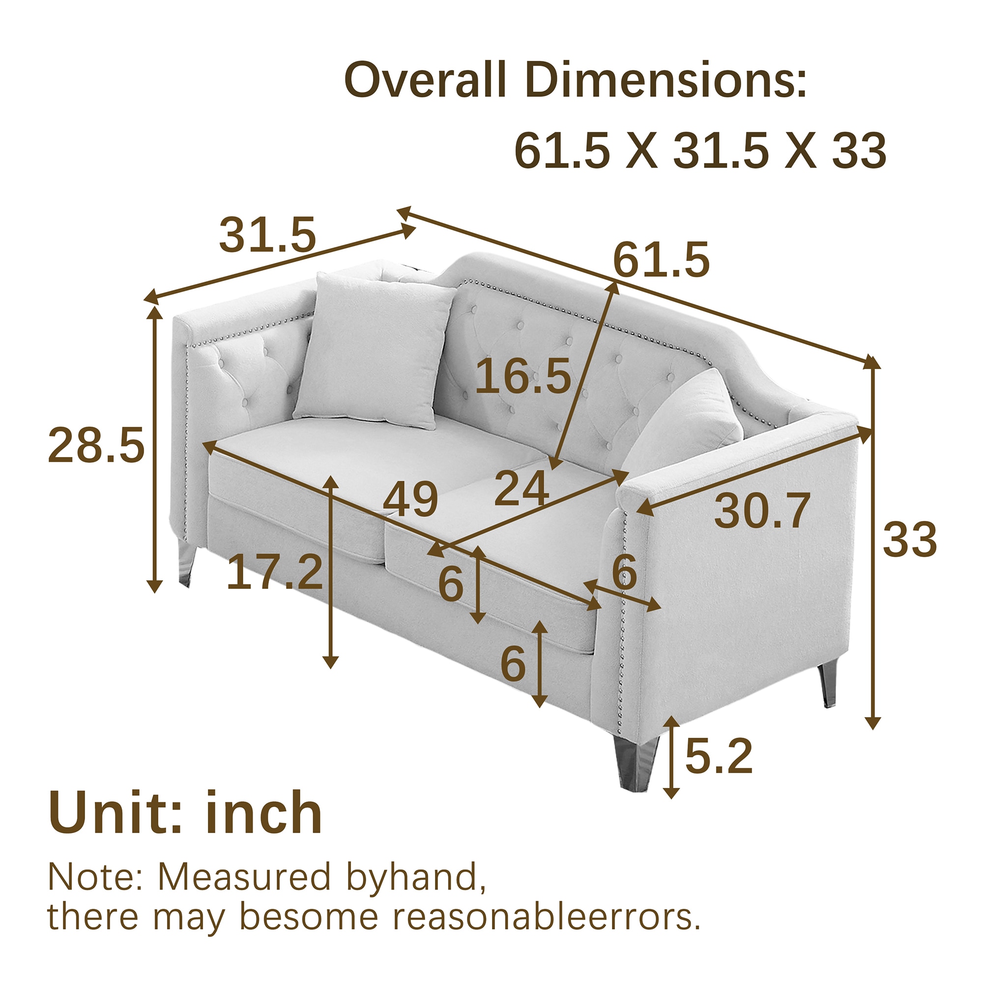 Bybafun YD9100021 Sofas-Loveseats - View #3