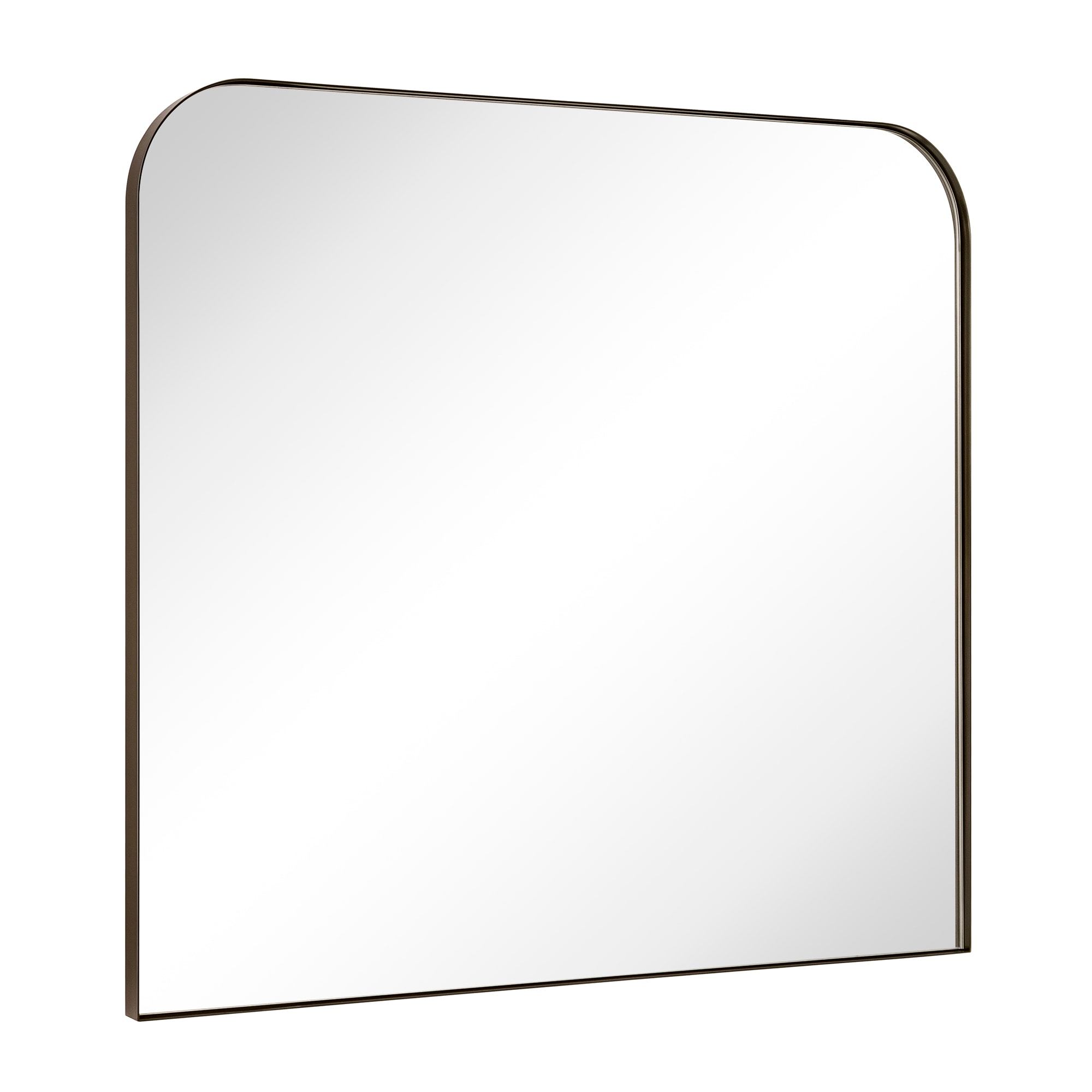 TEHOME GC-0Y120 Bhargava 34-in x 30-in Framed Arch Bathroom Vanity Mirror ( Oil Rubbed Bronze )