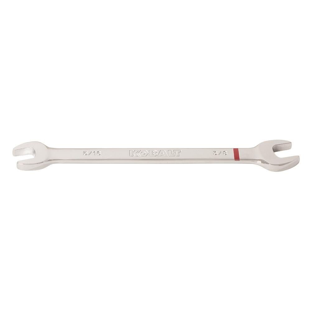 Kobalt 5/16-in x 3/8-in 6-Point Standard (SAE) Standard Open End Wrench