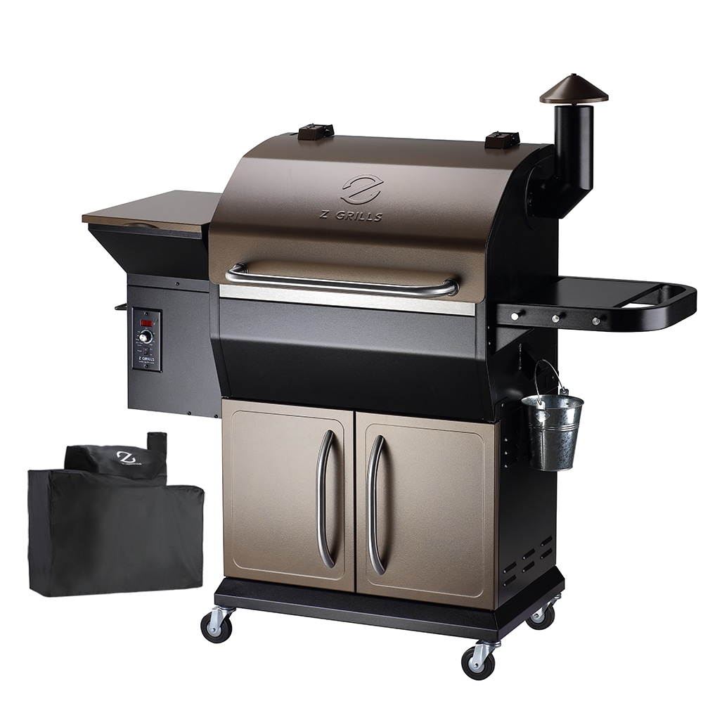 Z GRILLS Ultimate 8-in-1 Bronze Pellet Grill 1060-Sq in BBQ Wood Fire Grill ZPG-1000D Sansujyuku sansujyuku.com