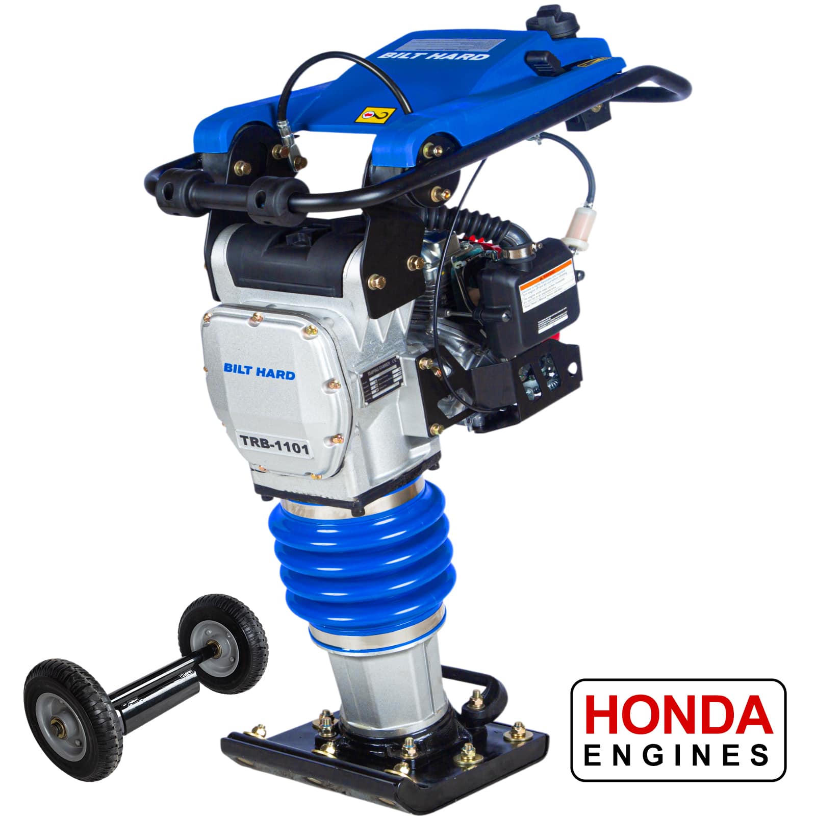 BILT HARD 11-in x 13-in Tamping Rammer Plate Compactor With 3 HP Honda GX Engine