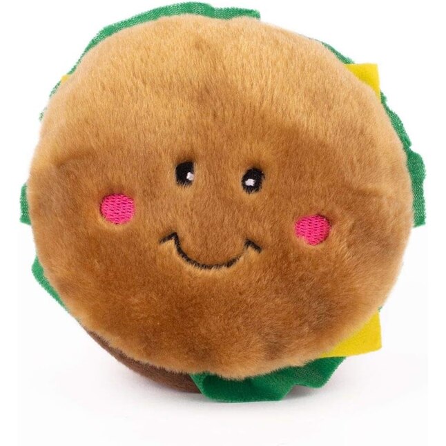 ZippyPaws NomNomz Plush Hamburger Dog Toy ZippyPaws NomNomz Plush Hamburger Dog Toy