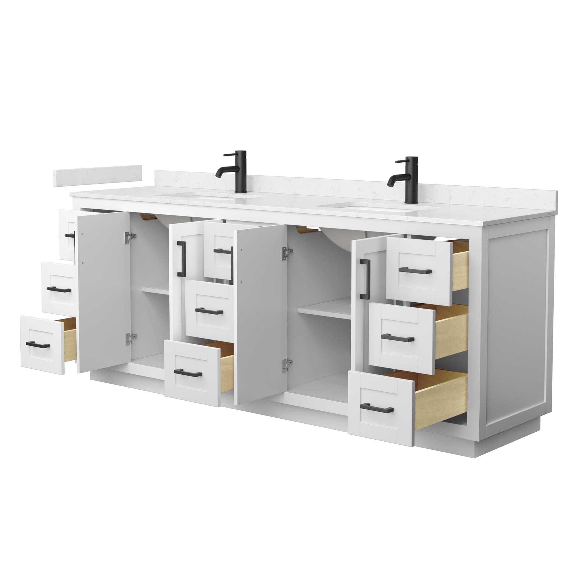 Wyndham Collection WCF292984DWBC2UNSMXX Bath-Vanity-Combo - View #3