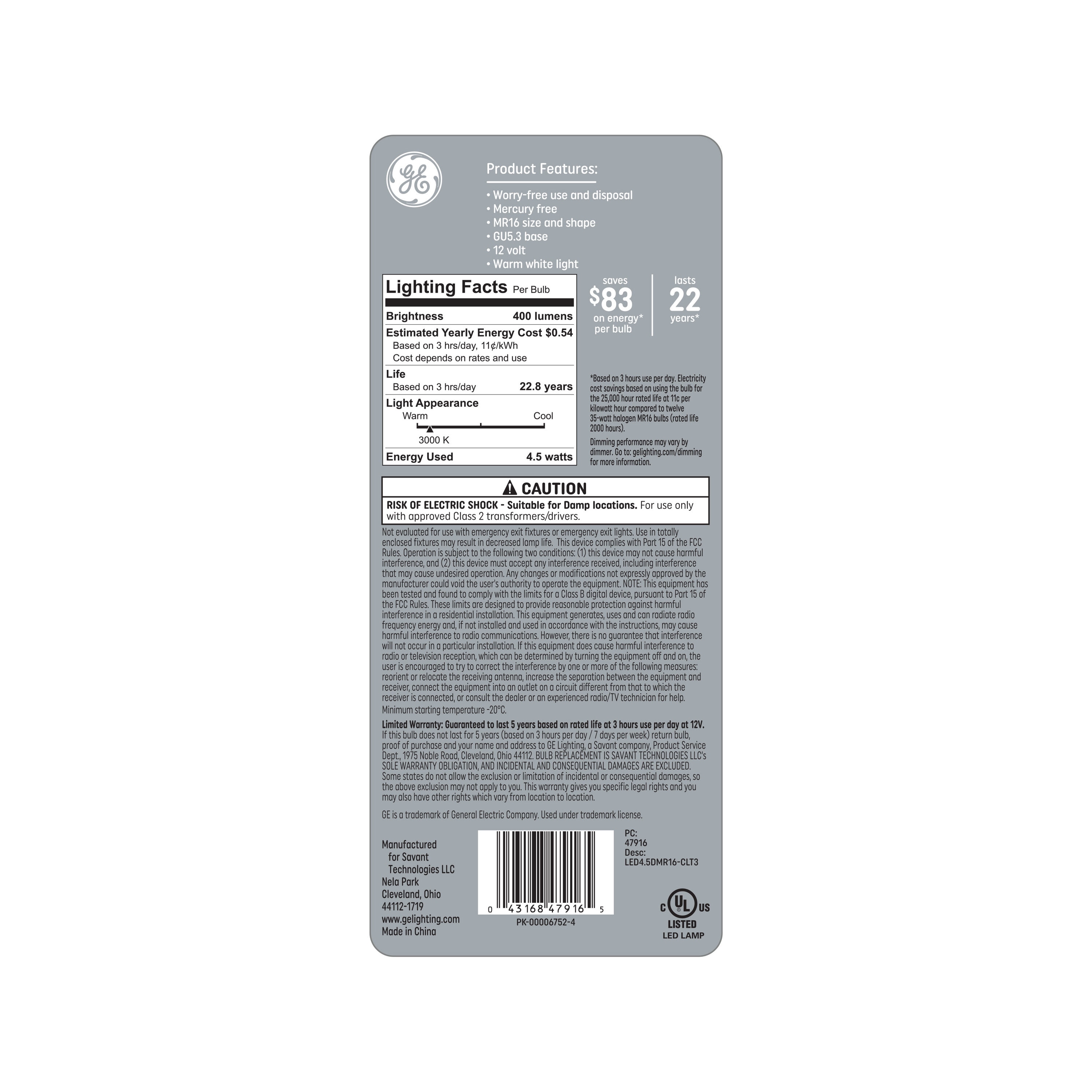 GE 47916 Specialty-Light-Bulbs - View #4