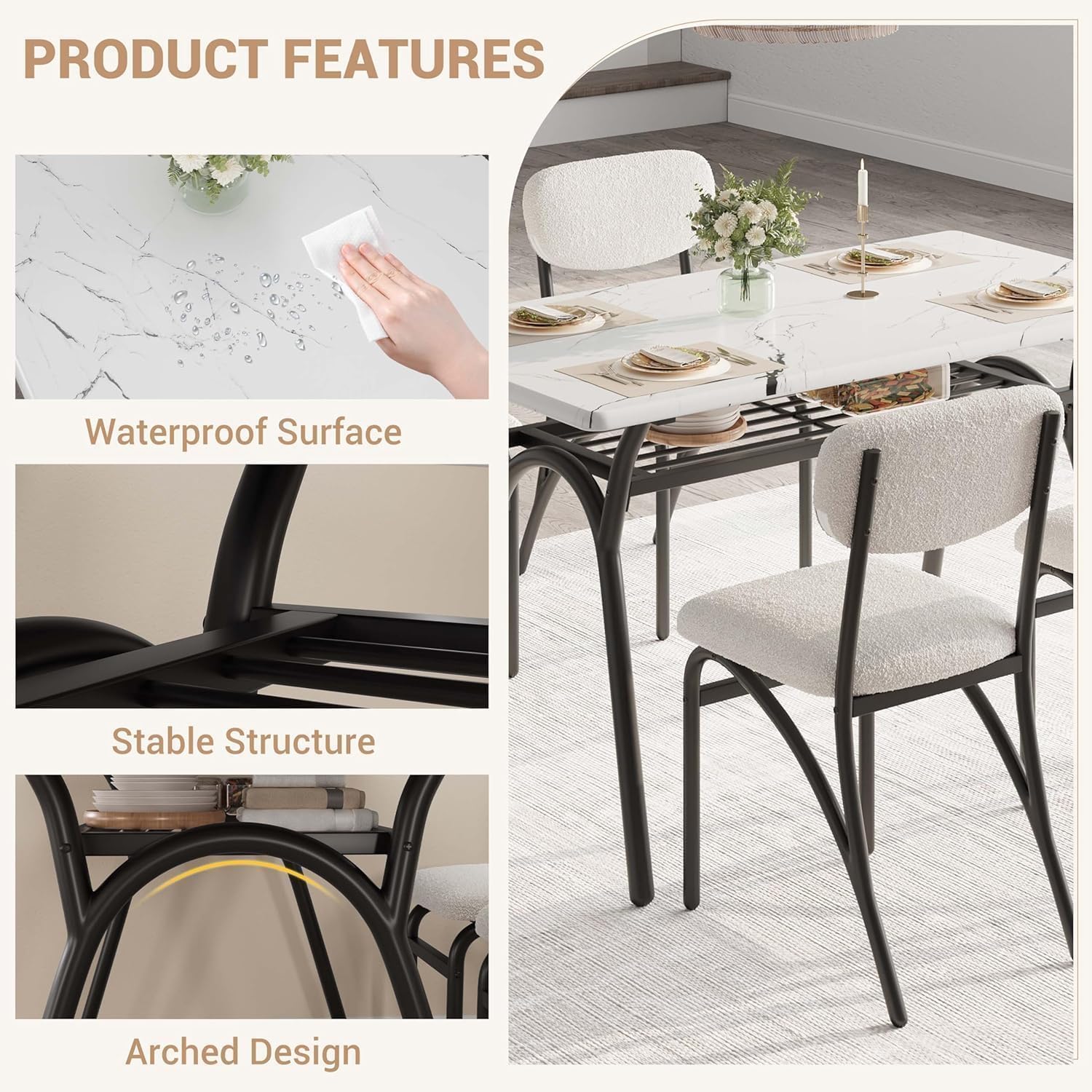 Garvee JMH0131-PHO-335F7SVE Dining-Sets - View #5