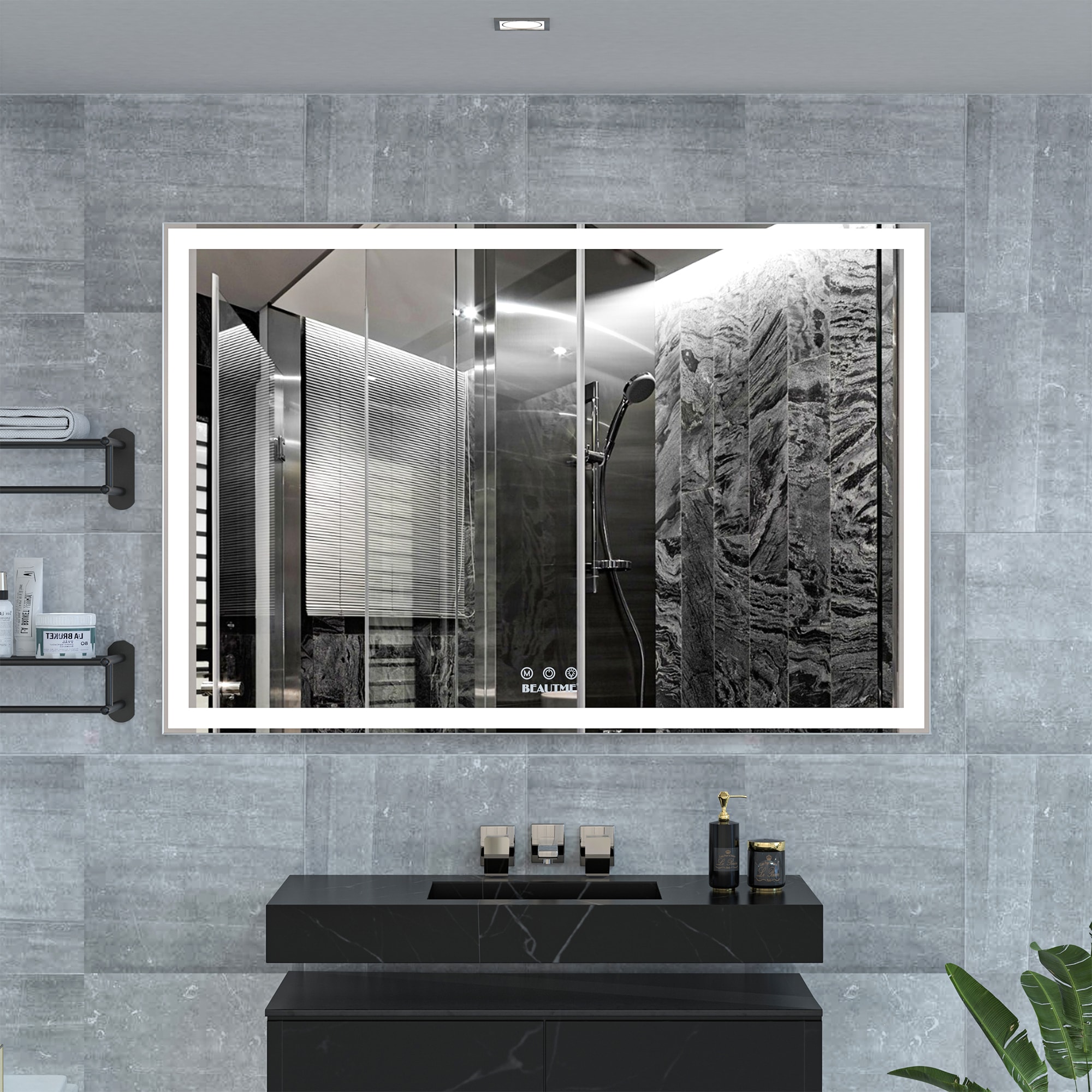 Forclover MF03GI-ME02 Framed-Bath-Mirrors - View #7