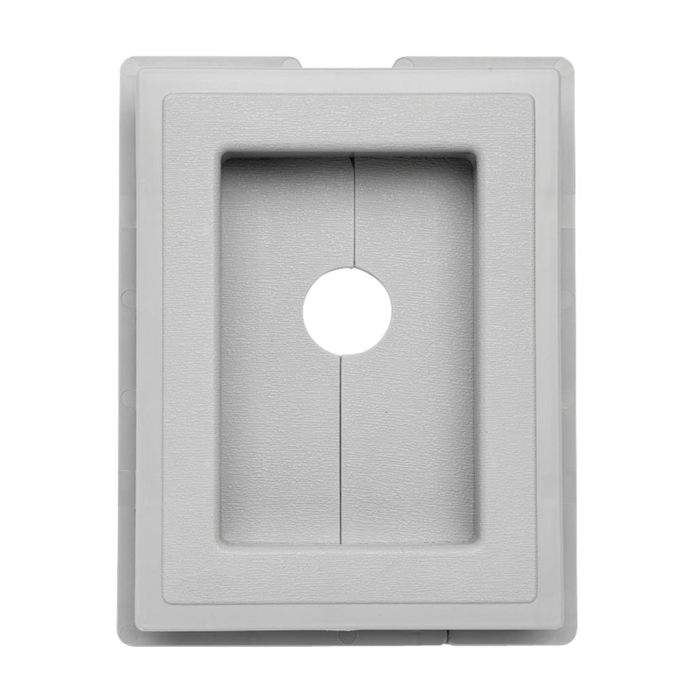 Ply Gem 244168 7.5-in x 1-in Gray Vinyl Universal Mounting Block