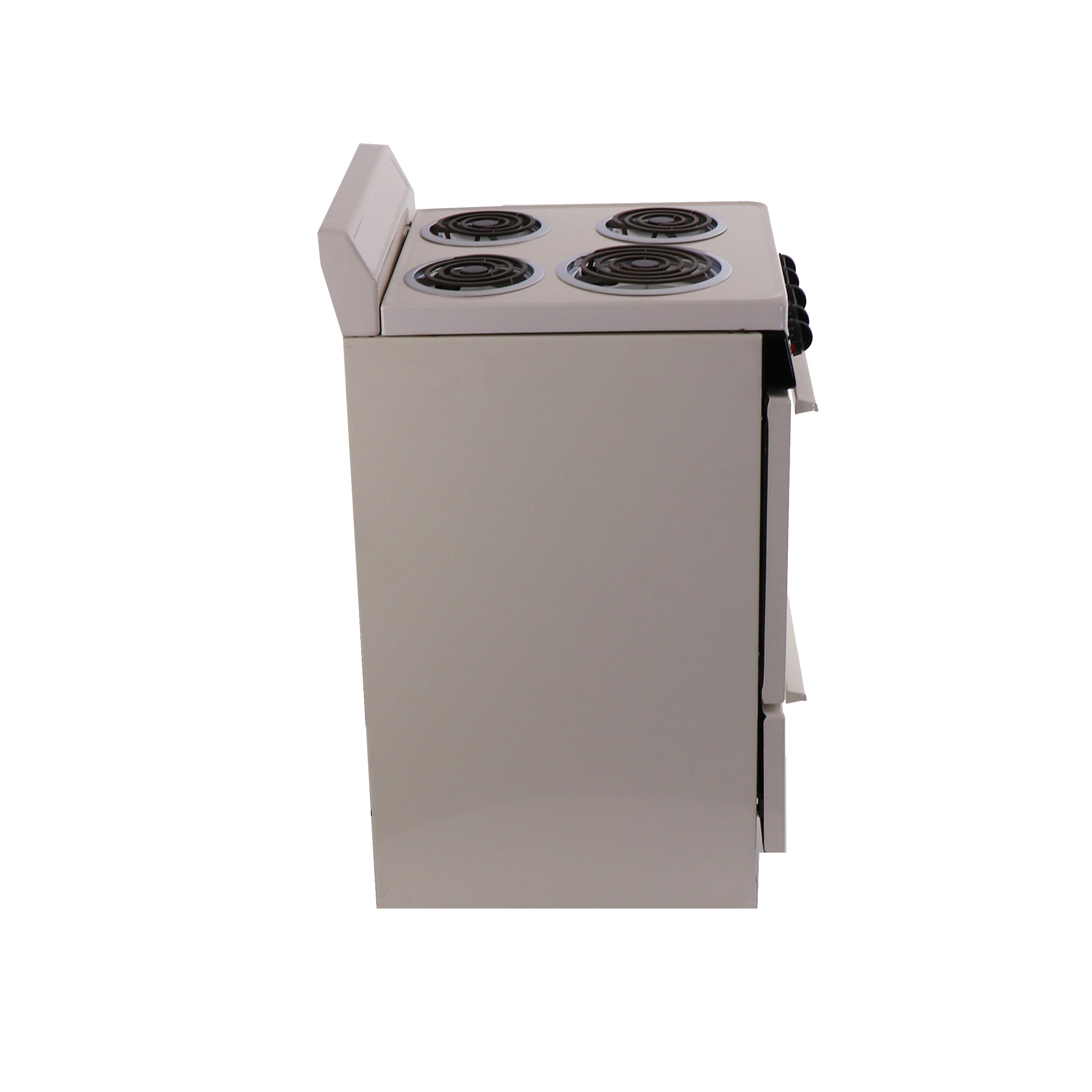 Premier 20-in 4 Burners 2.4-cu ft Freestanding Electric Range (Biscuit) in  the Single Oven Electric Ranges department at