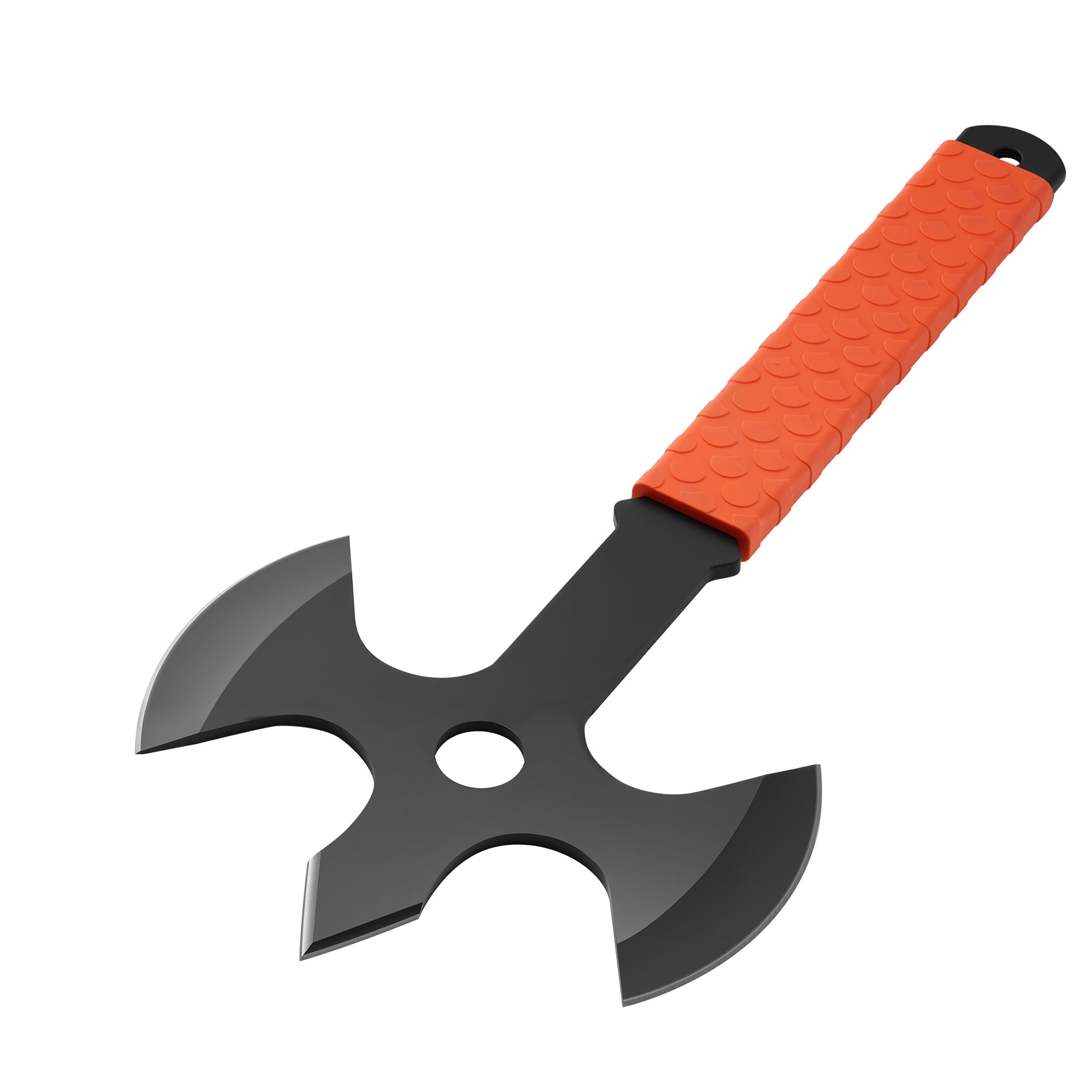 VEVOR SCJSFTTZZSTT07743V0 Throwing Axes and Tomahawks 3 Pack 13.4 inch Triple Edge Axe Throwing Hatchet Set Stainless Steel Head with Non-Slip TPR Rubber Handle with Black Nylon Sheath for Recreation and Competition