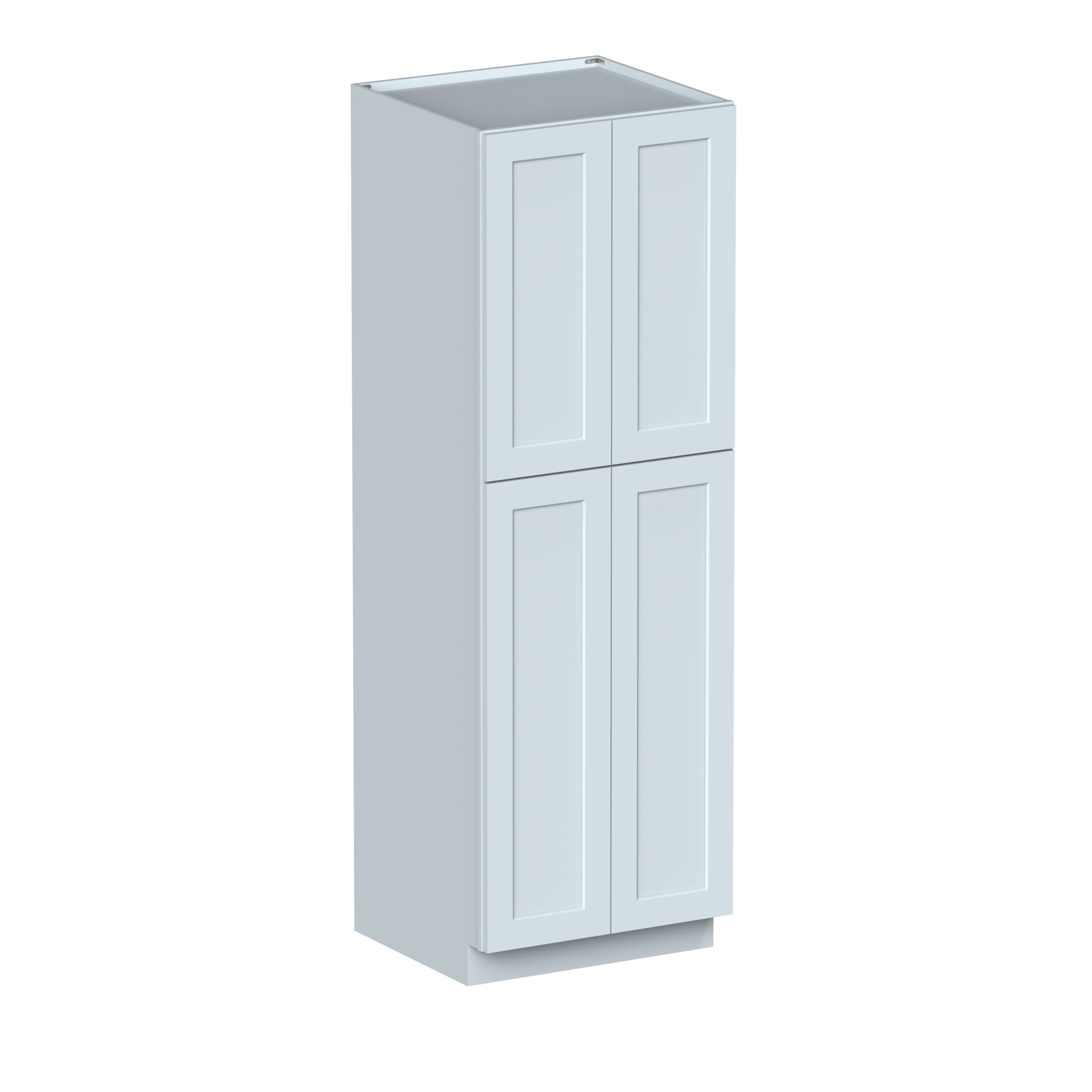 CASAINC 30 in. W x 27 in. D x 90 in. H Plywood Ready to Assemble Pantry Cabinets in Dove Gray Full Overlay Design #CA-DGWP309027